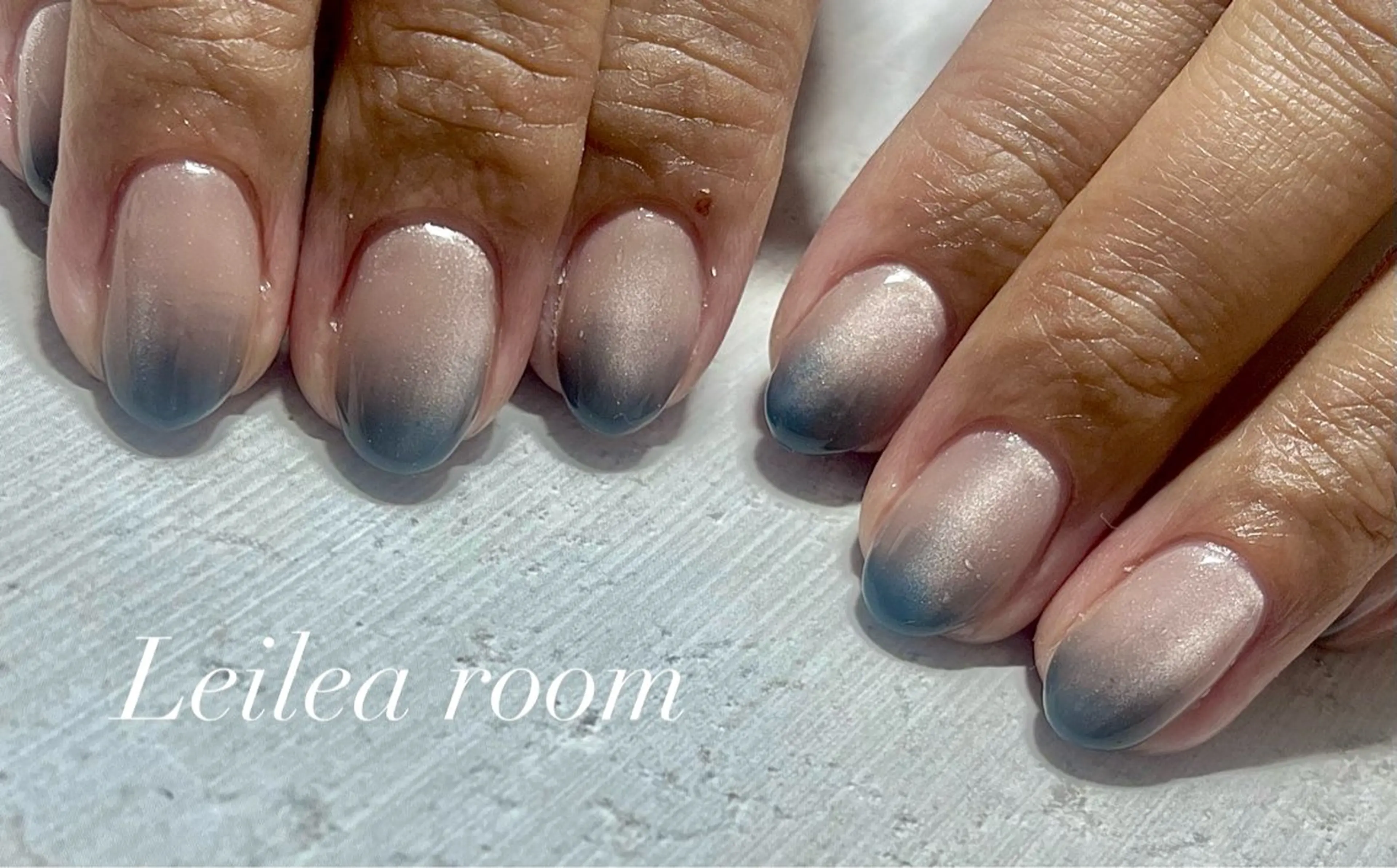 ネイル グラデーション マグネットネイル かわむら りょうこのネイルデザイン