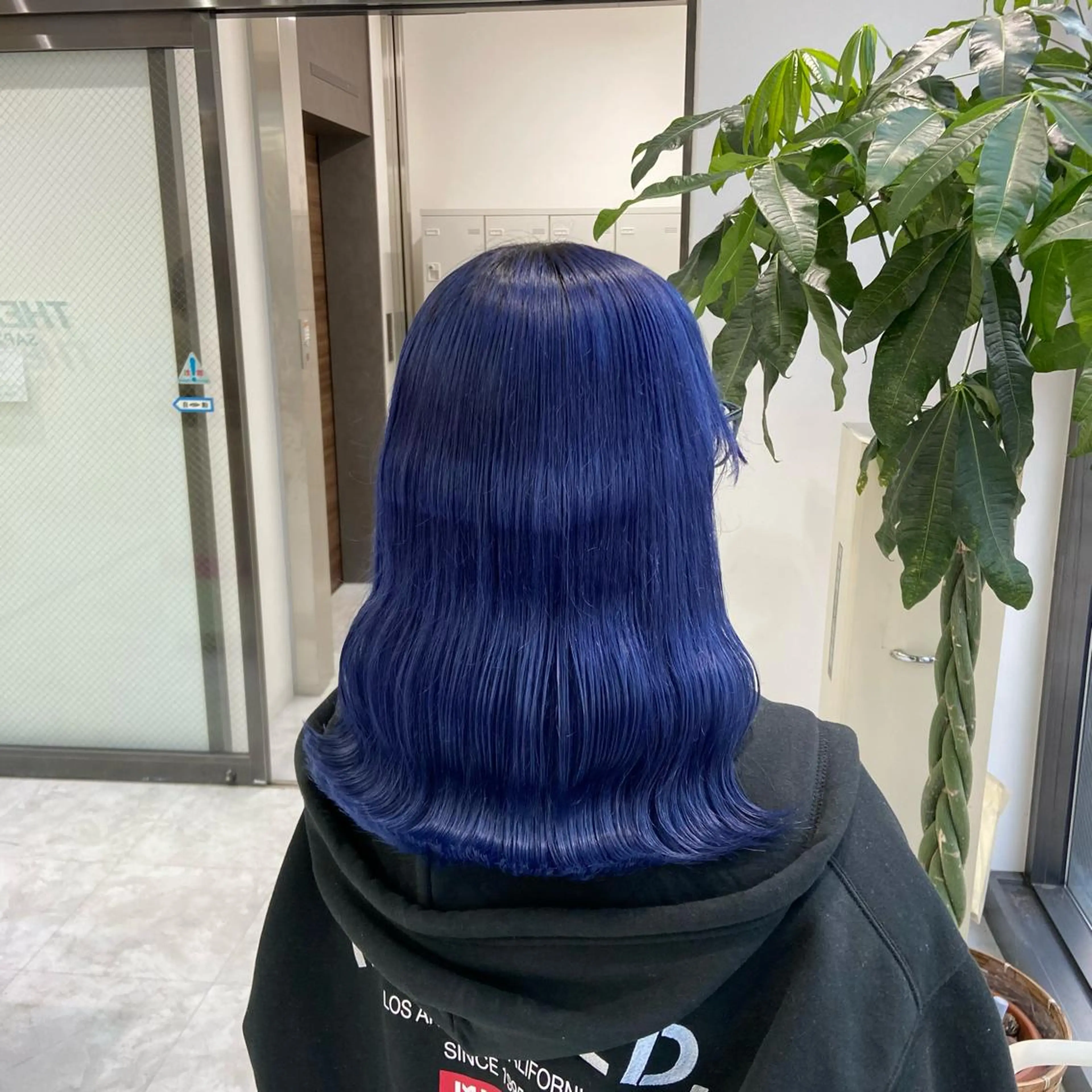 セミロング カラー レイヤー×透明感カラ ーHAYATOのヘアスタイル