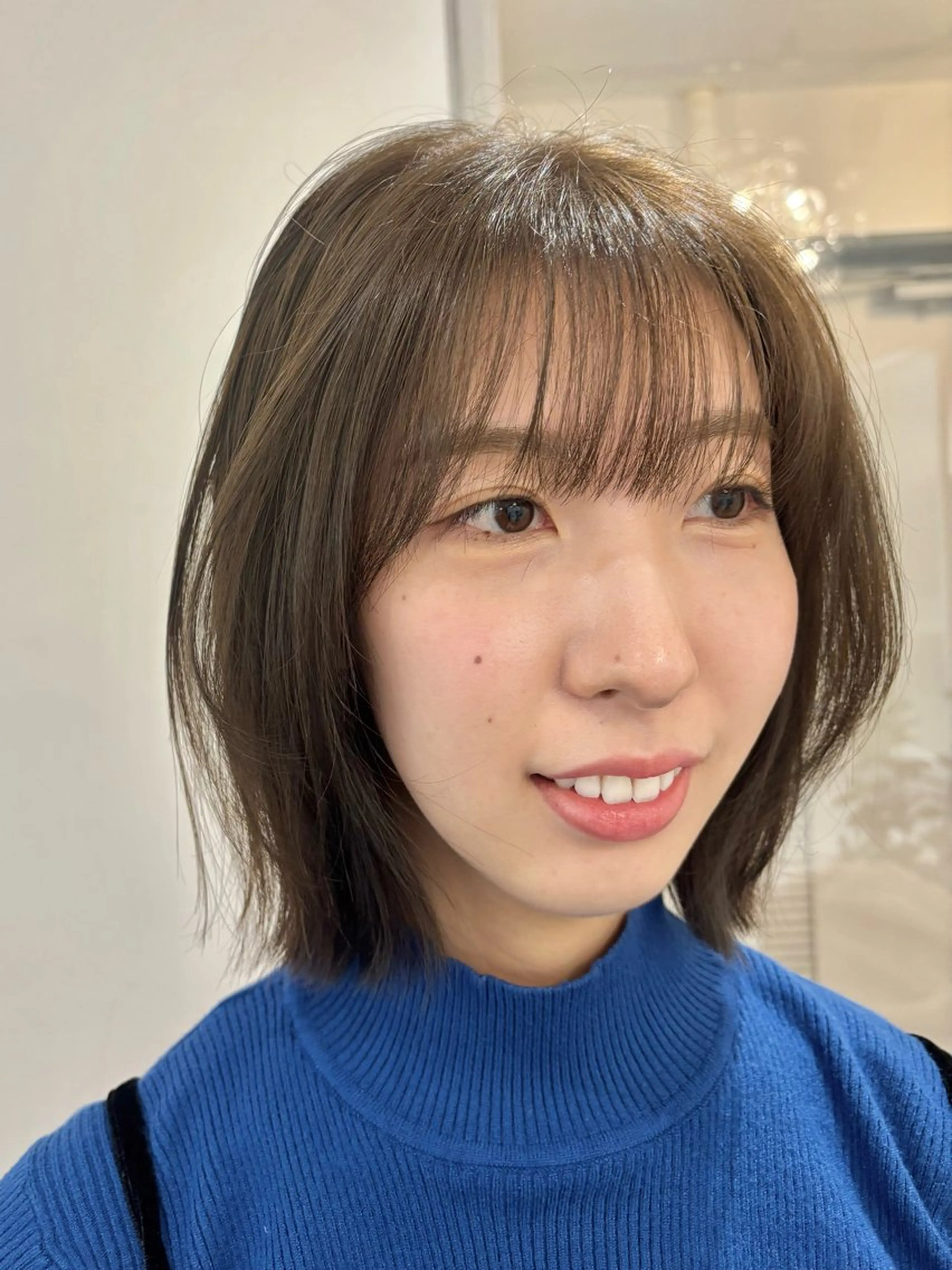 ショート カラー カット ヘアカラー トリートメント レイヤーカット🍒韓 国ヘア🍒ひかりのヘアスタイル