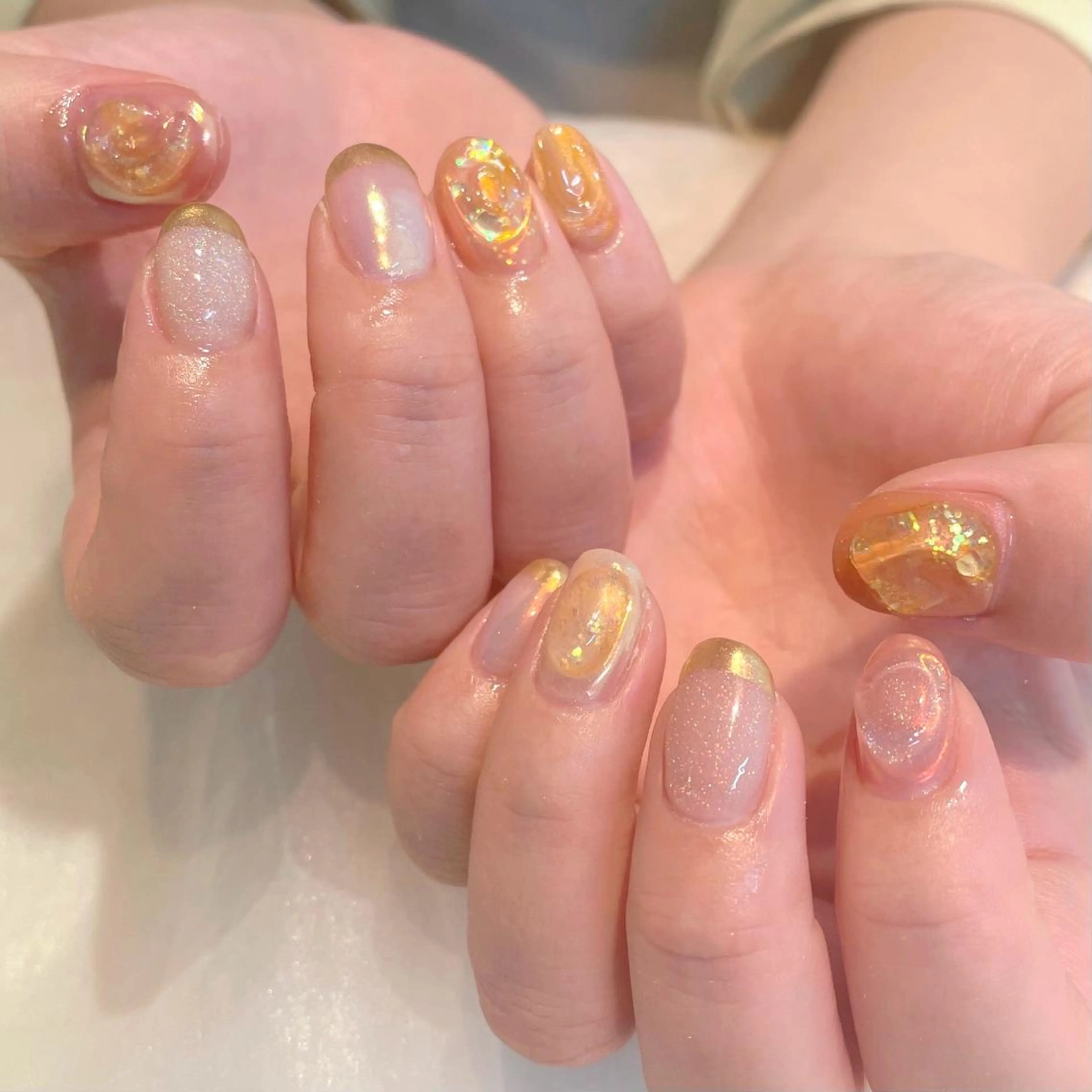 ネイル ハンドネイル 新井 ひなののネイルデザイン