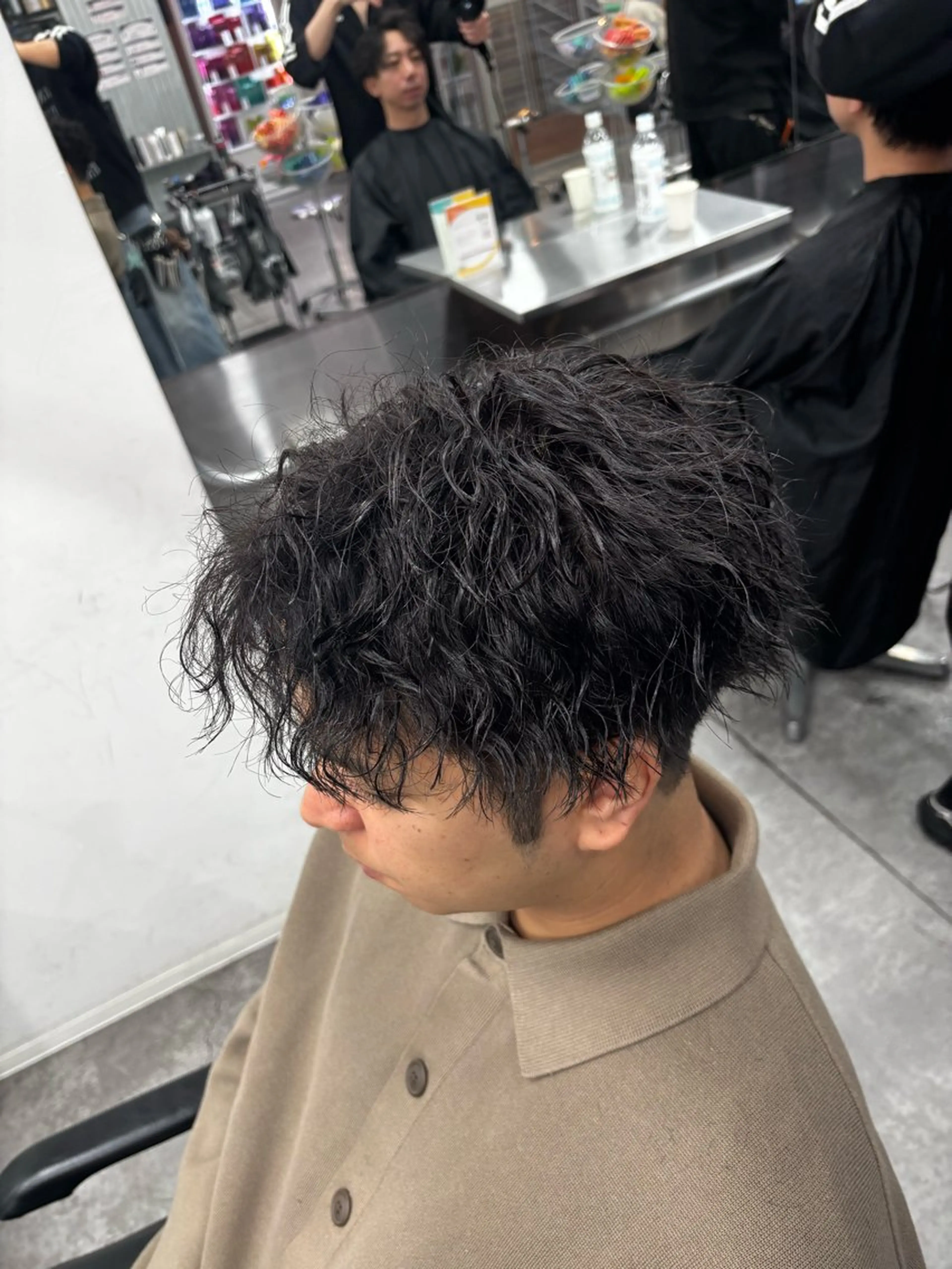 パーマ メンズ メンズ特化✨️ 韓国風パーマ🔥一八のヘアスタイル