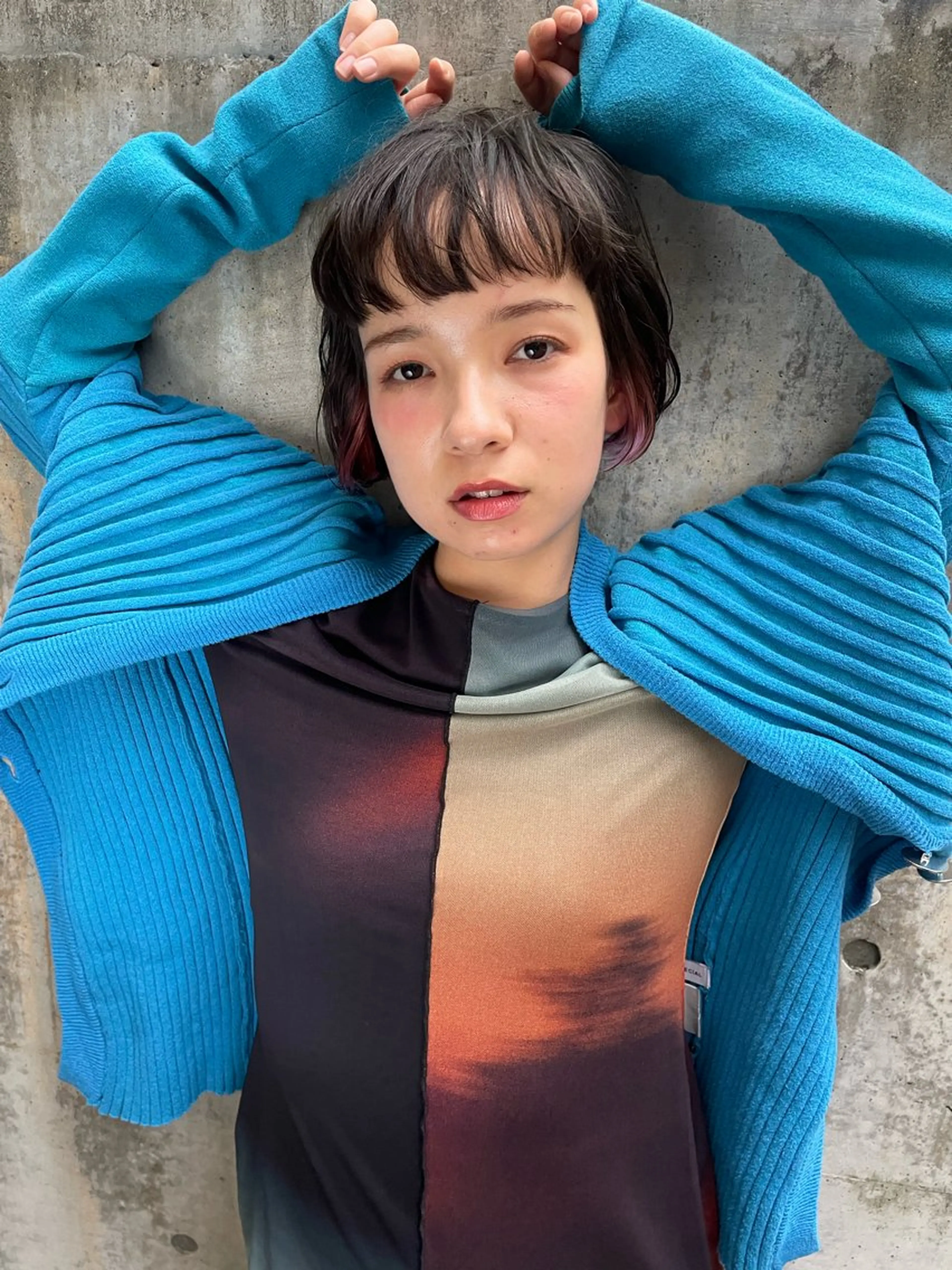 ショート カラー カット ヘアカラー トリートメント ショート/ボブ/ 心斎橋/宮脇美奈のヘアスタイル