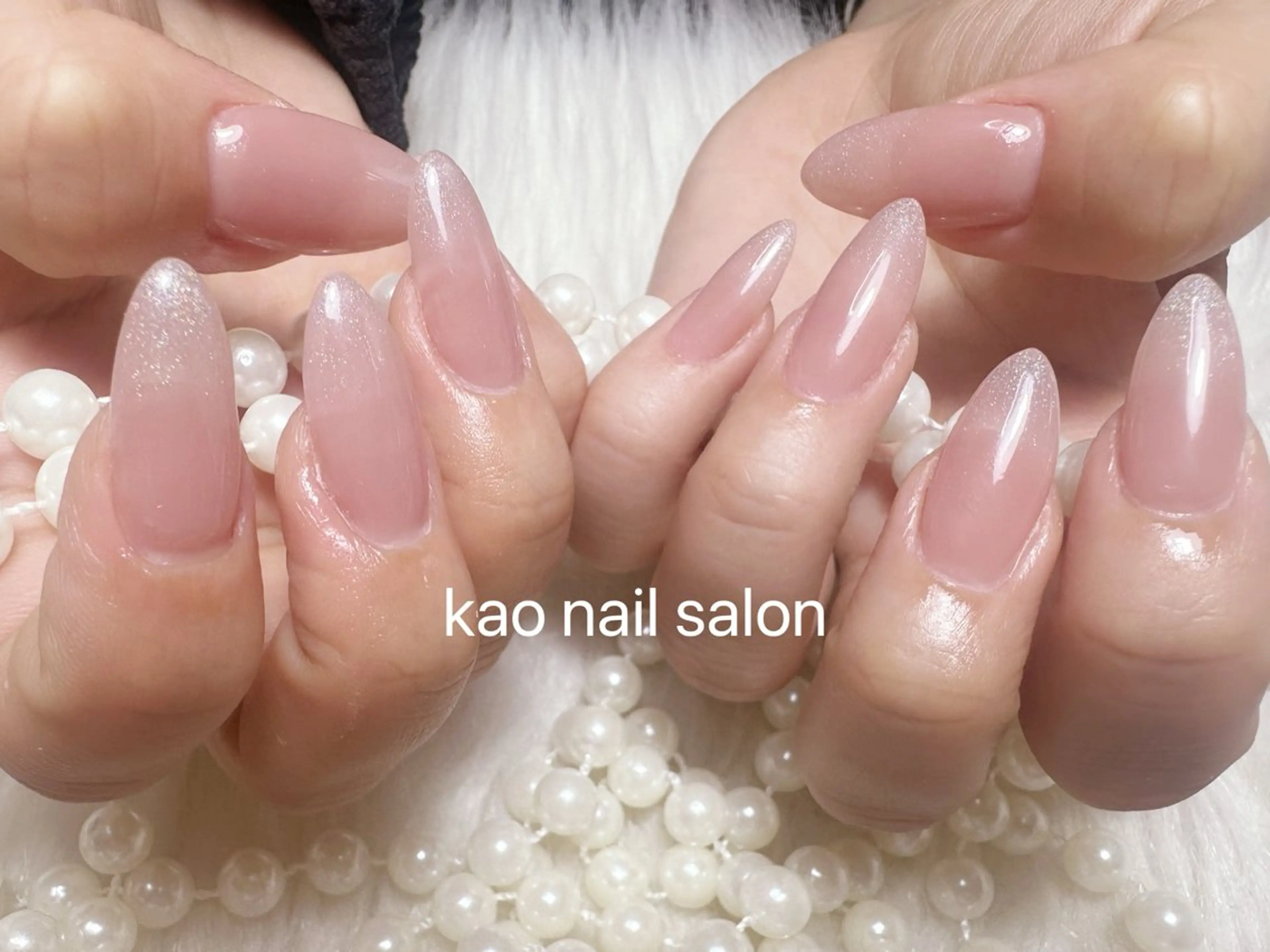ネイル ハンドネイル kao nail マグネット/長さだしのネイルデザイン