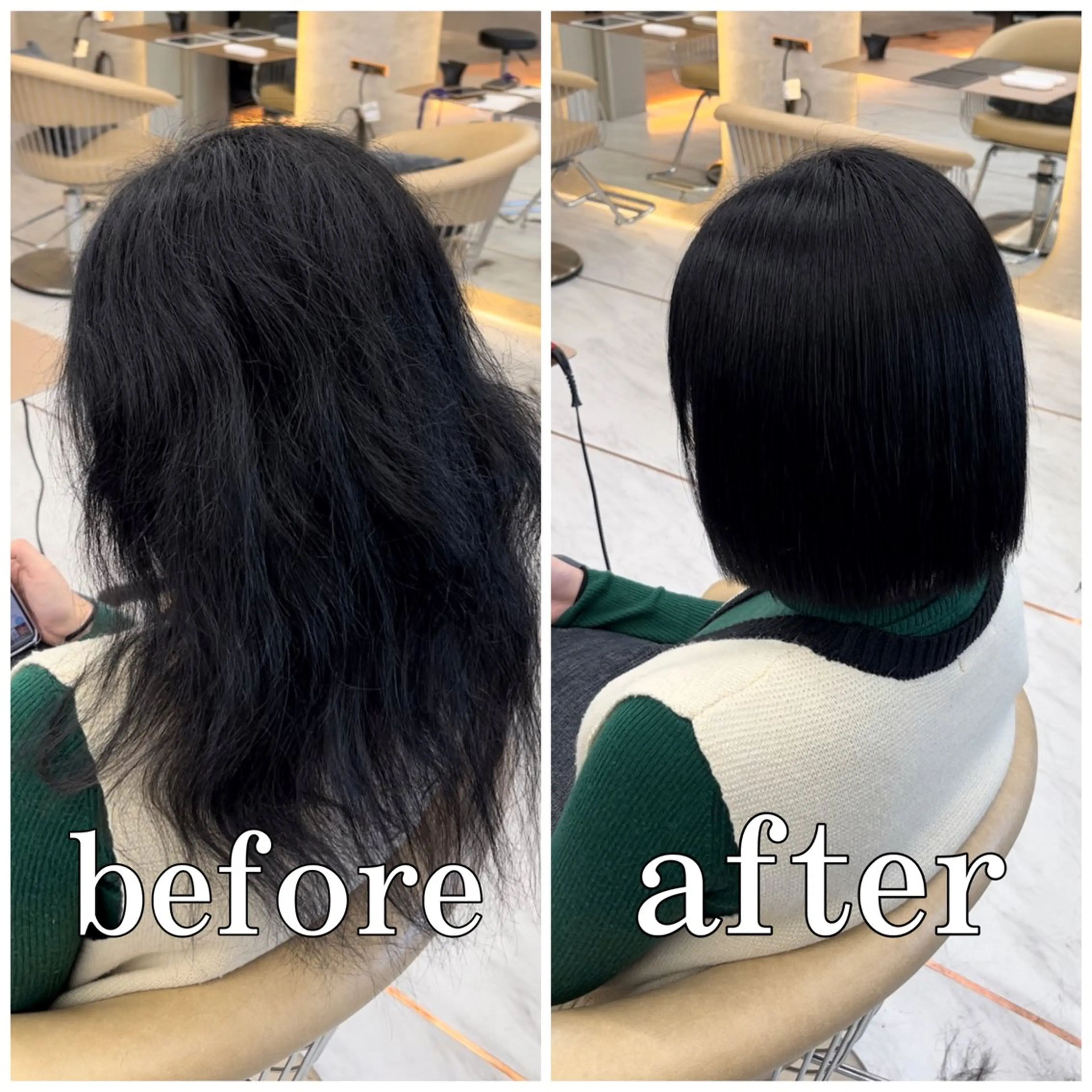 🔴ブリーチ縮毛矯正　他店で断られた方も是非ご相談ください！【髪質改善　ブリーチ縮毛矯正】×【高保湿トリートメント】の写真