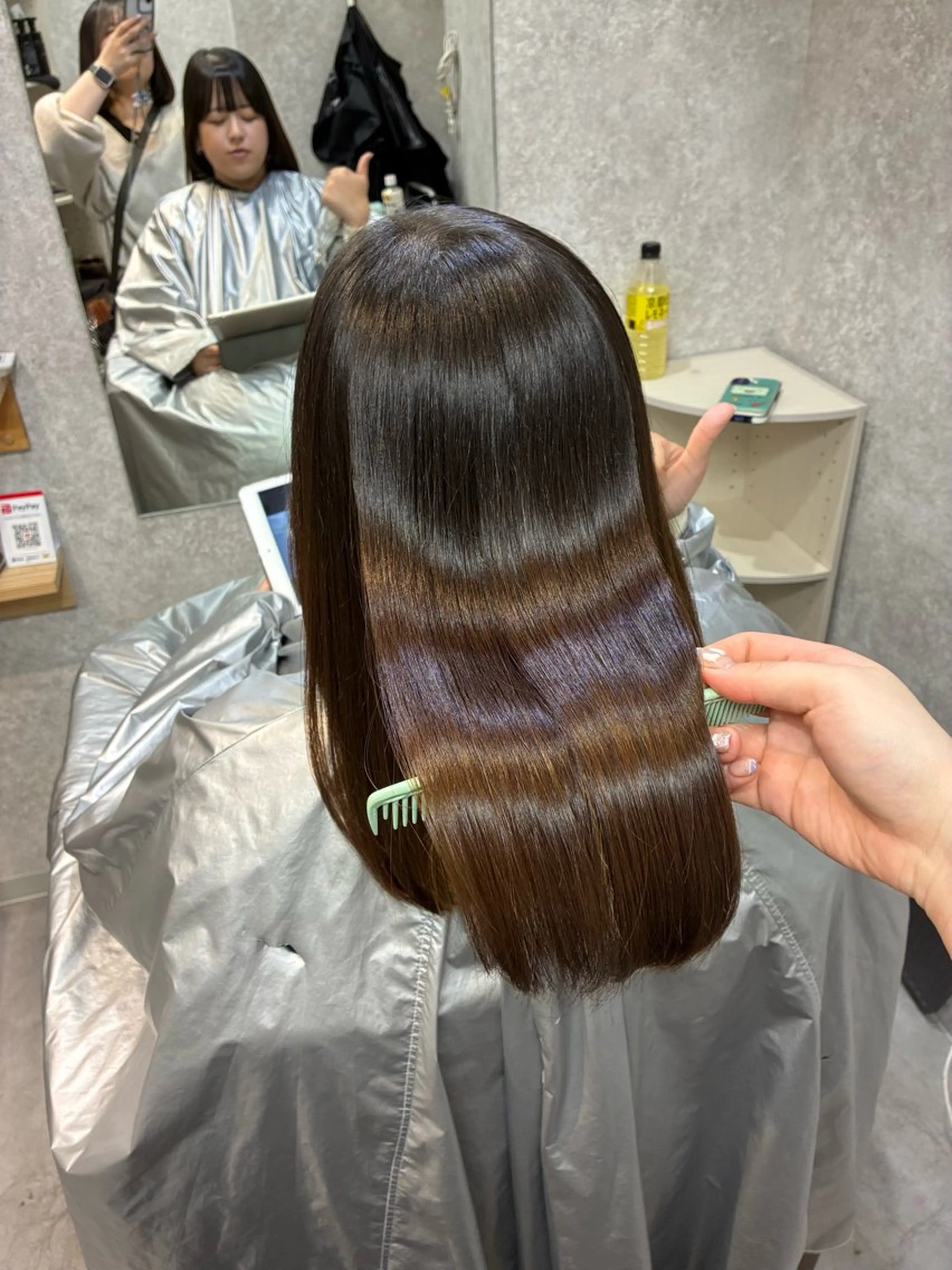 セミロング ブリーチモデル募集 ʟᴇɪ.れいのヘアスタイル