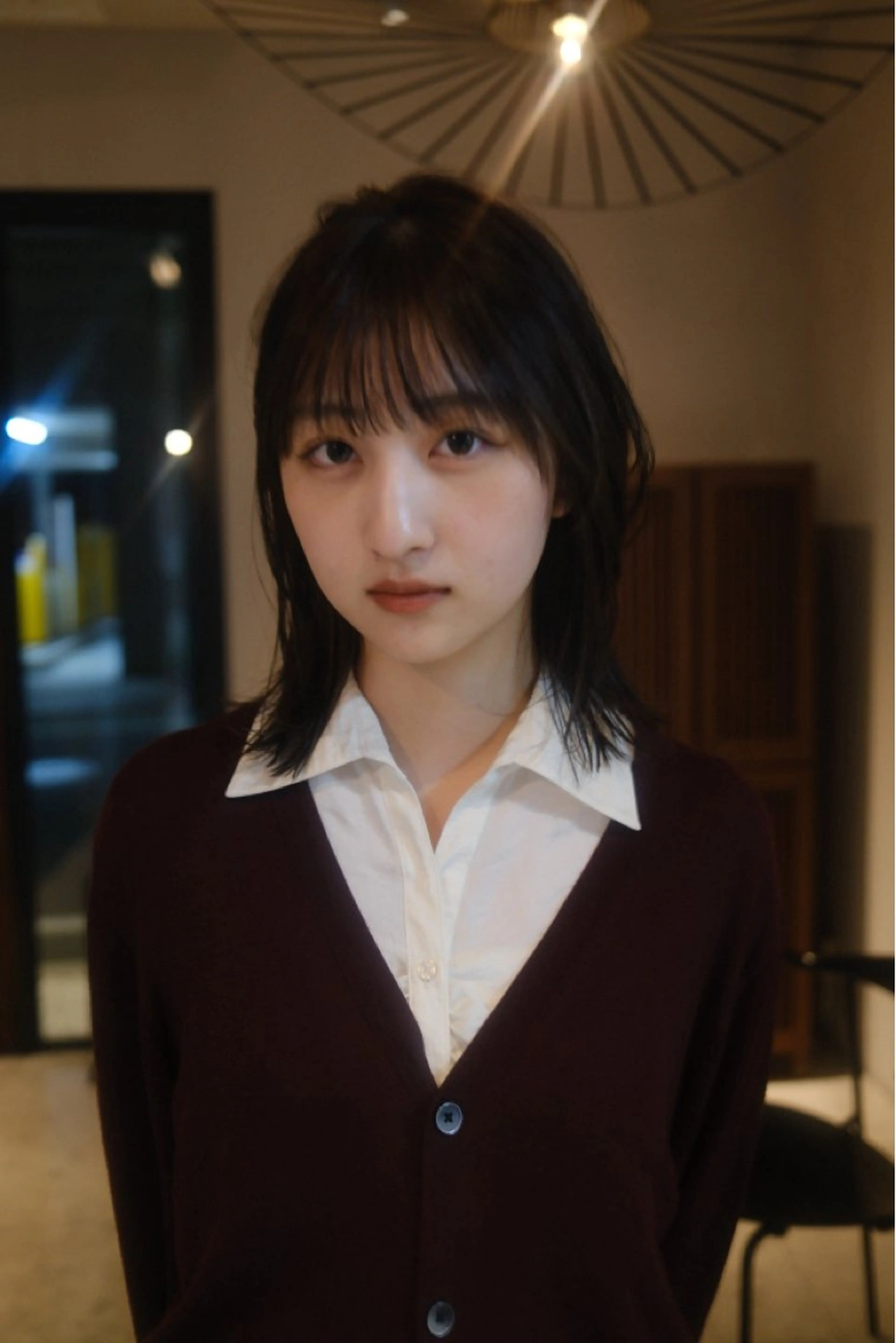 ミディアム カラー 竹下 浩一のヘアスタイル