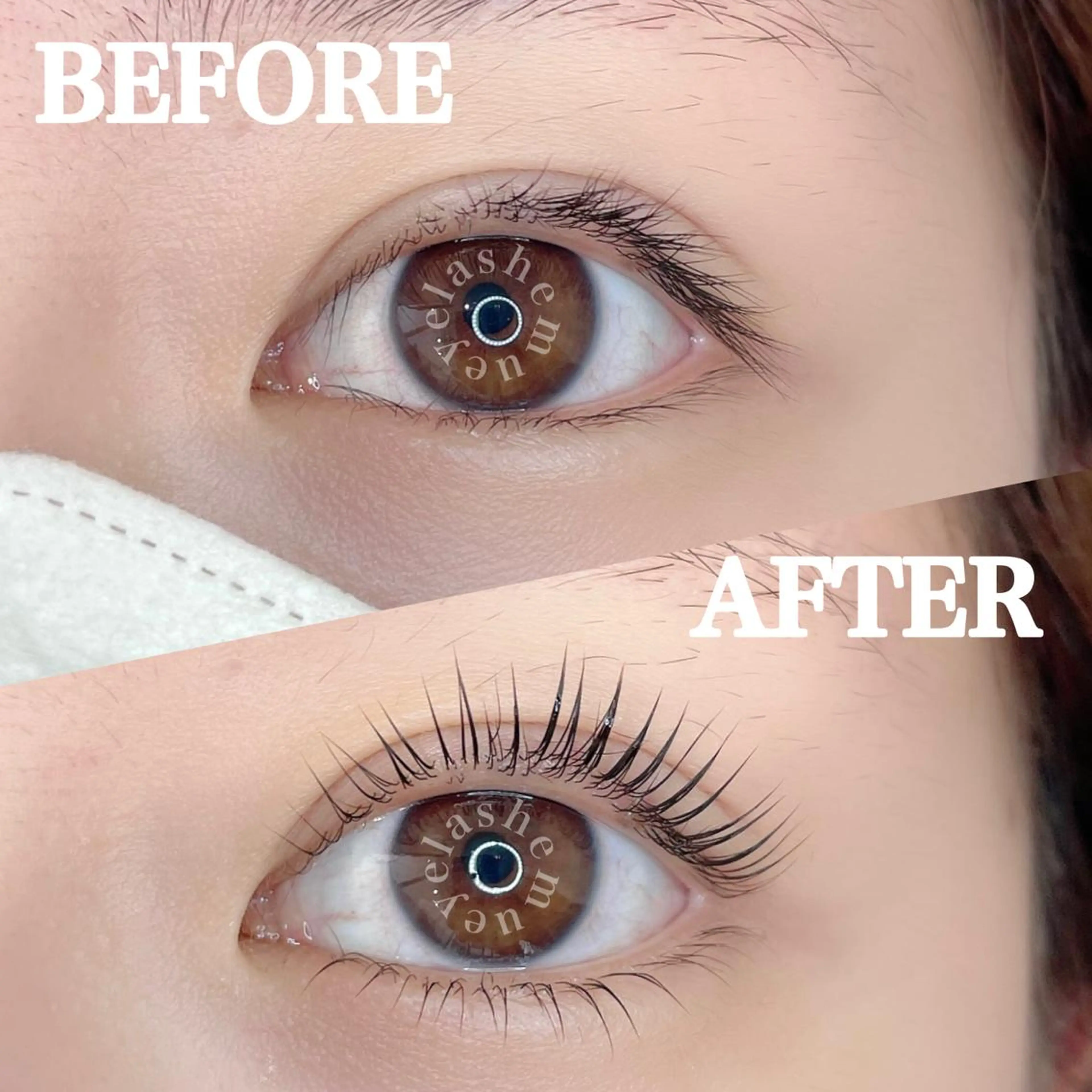 マツエク・マツパ パリジェンヌ/HBL /マツエク/束感のマツエク・マツパデザイン