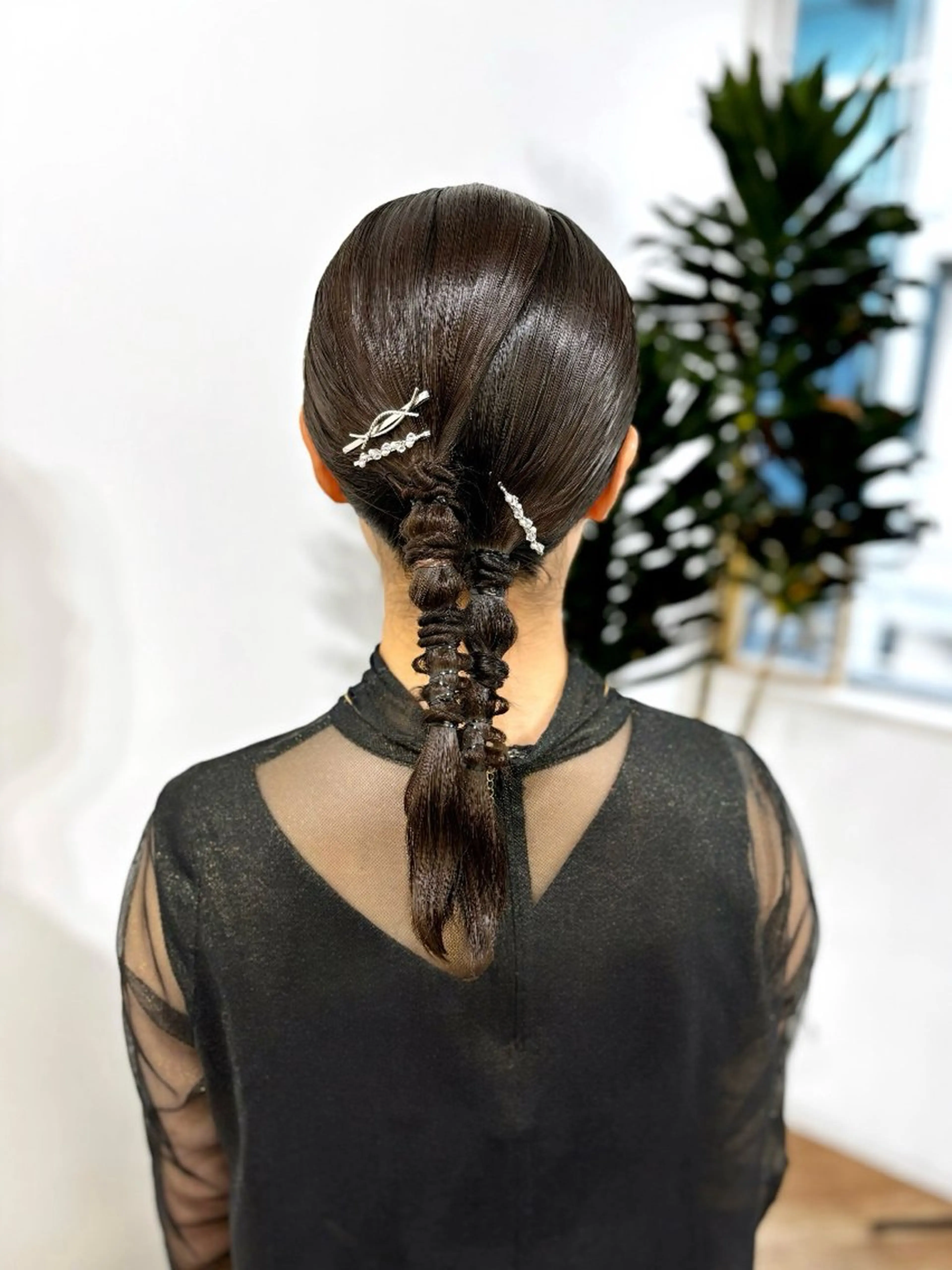 ミディアム ヘアアレンジ ヘアカラー ヘアセット HIROKO / 透明感暖色カラー🎀のヘアスタイル