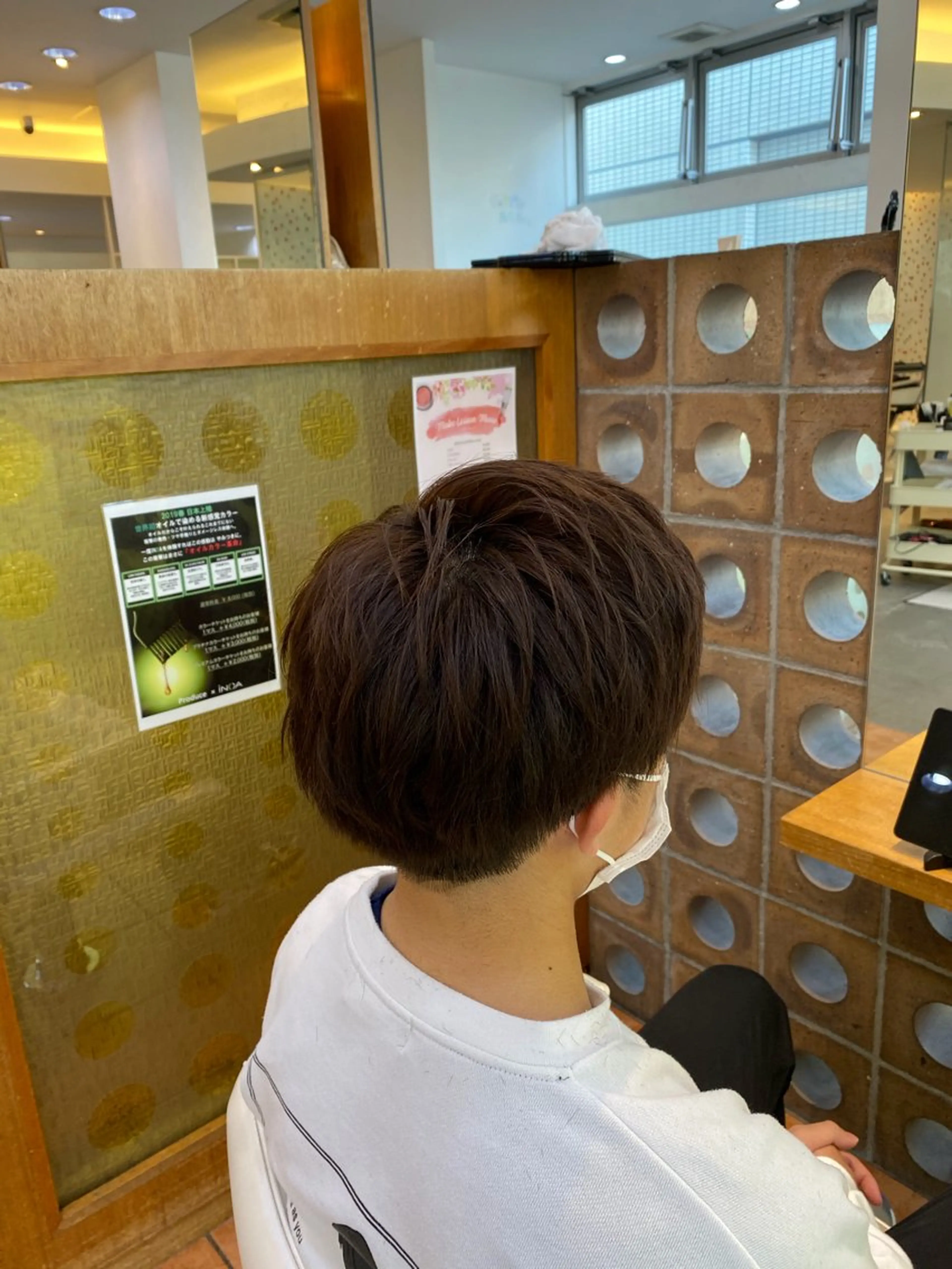 ショート カラー カット ヘアカラー 大澤 翔のヘアスタイル