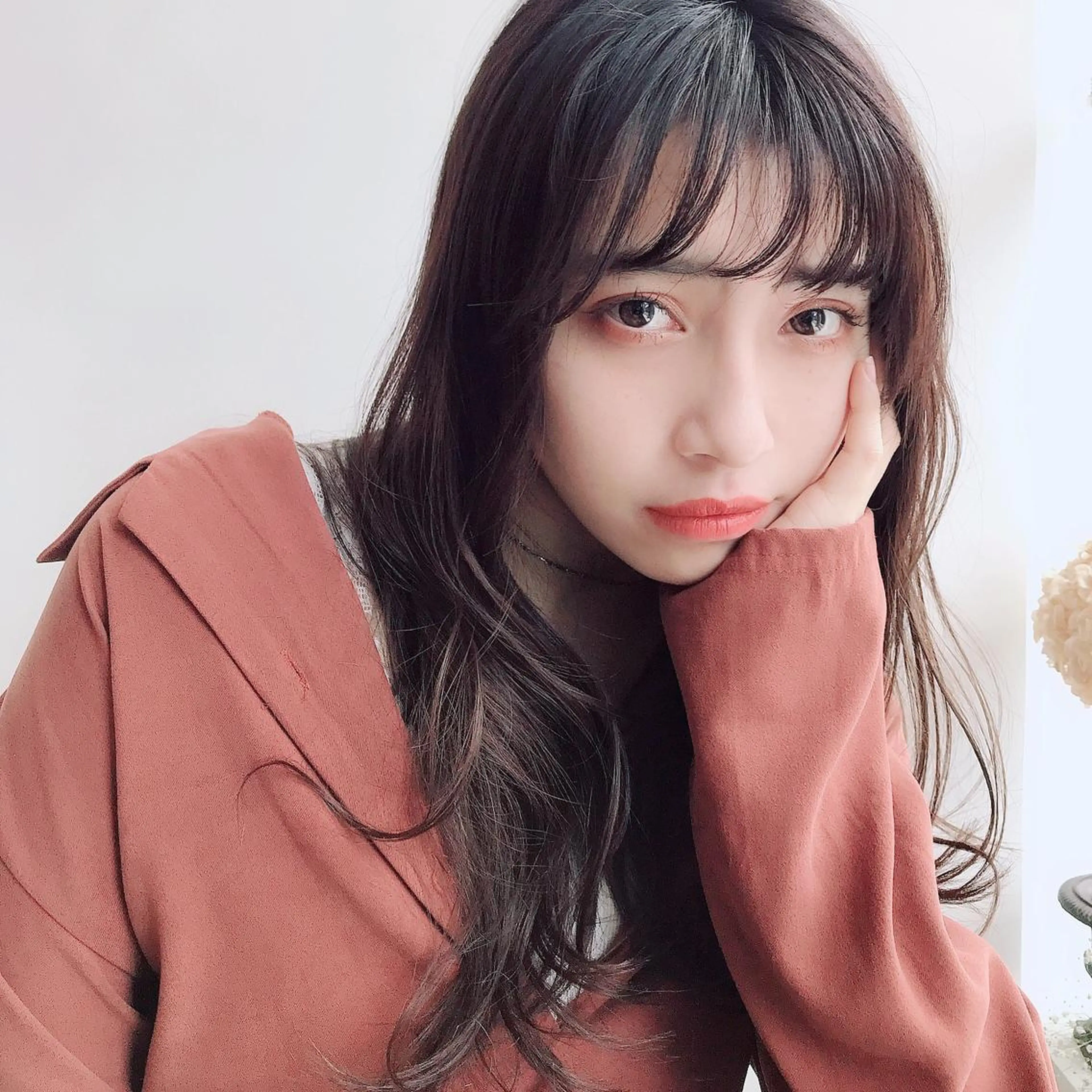 ロング カラー ブラウンカラー シースルーバング 大人可愛いHair ❤︎Ayakoのヘアスタイル