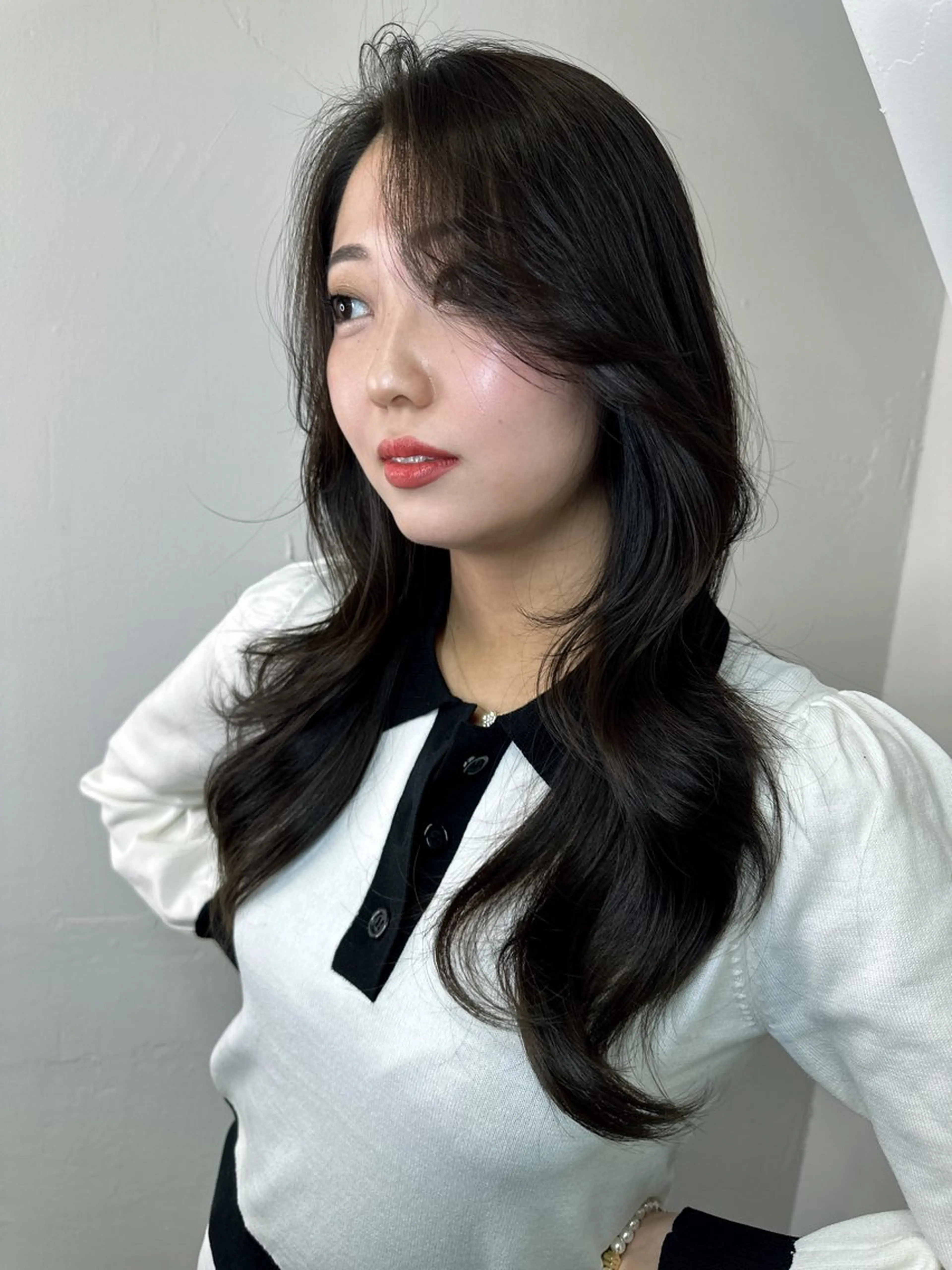 ロング カラー カット ヘアカラー トリートメント ワンホン/エクステ ケラチン/Kaitoのヘアスタイル