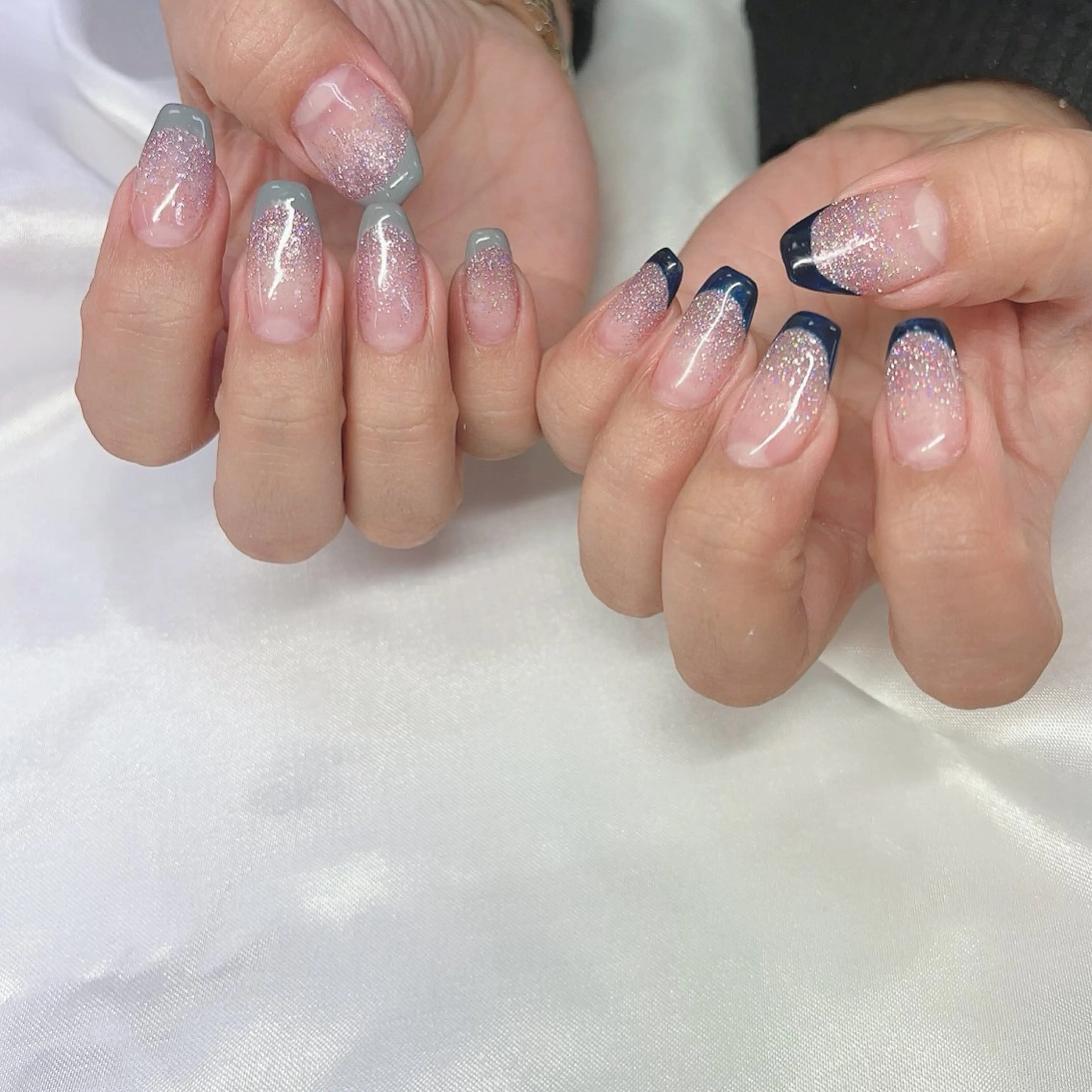 ネイル フラッシュネイル フレンチネイル takahashi / Bianca中野のネイルデザイン