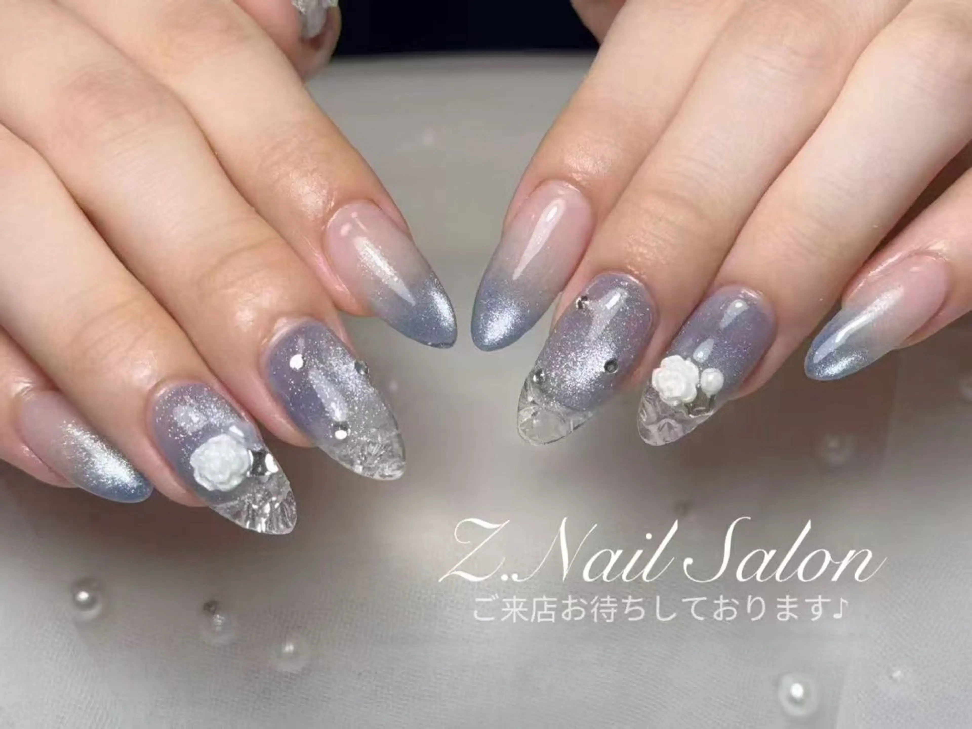 ネイル Z.Nail_ 長さだし練習専用のネイルデザイン