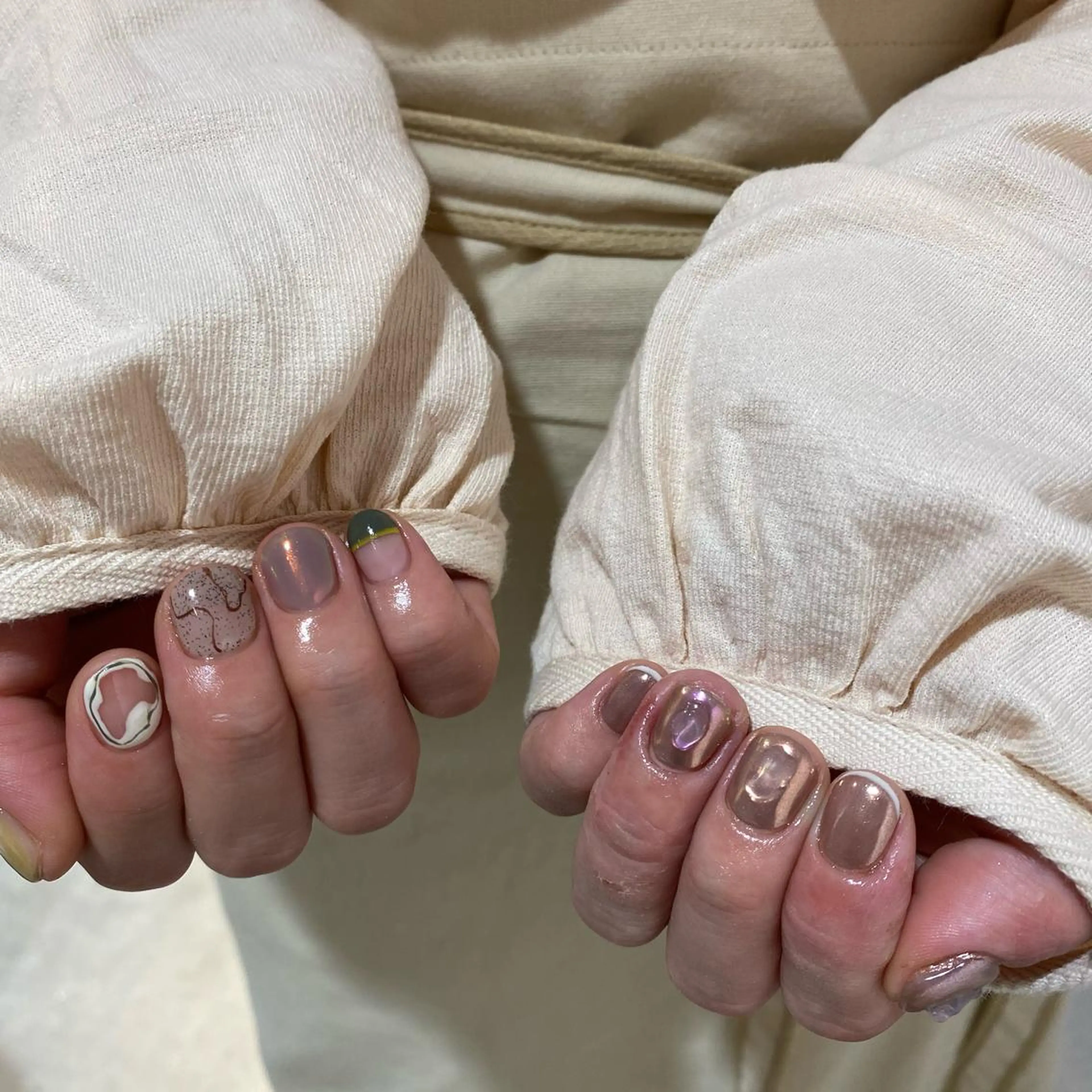 ネイル ハンドネイル Trico Antique所属・岩本 杏のネイルデザイン