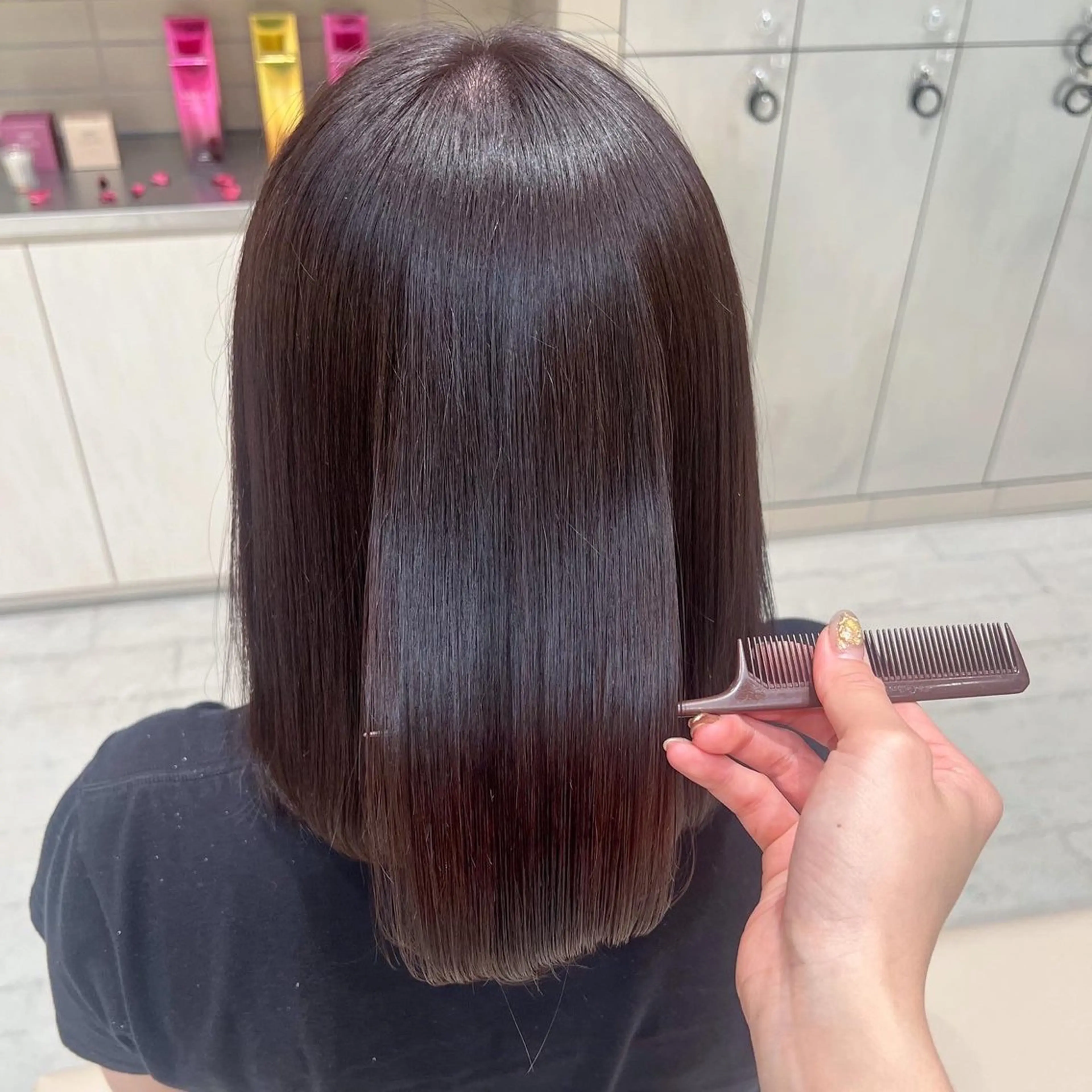 ミディアム 🌷透明感カラー🌷 内田零菜のヘアスタイル