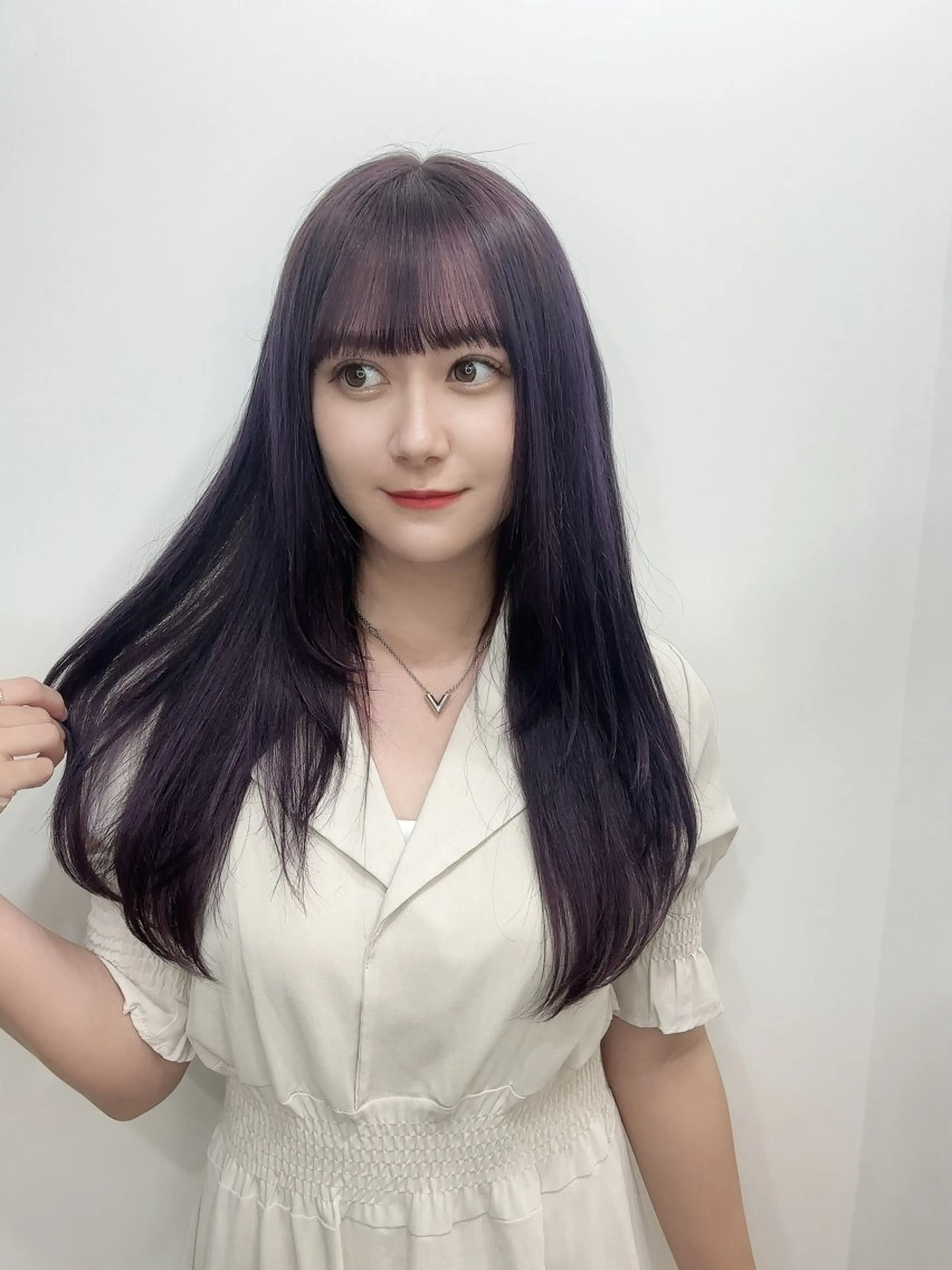 ロング カラー 韓国風ヘア 似合わせカット 小顔カット カット ヘアカラー トリートメント 渋谷レイヤーカット❌ 縮毛矯正専門/武田涼のヘアスタイル