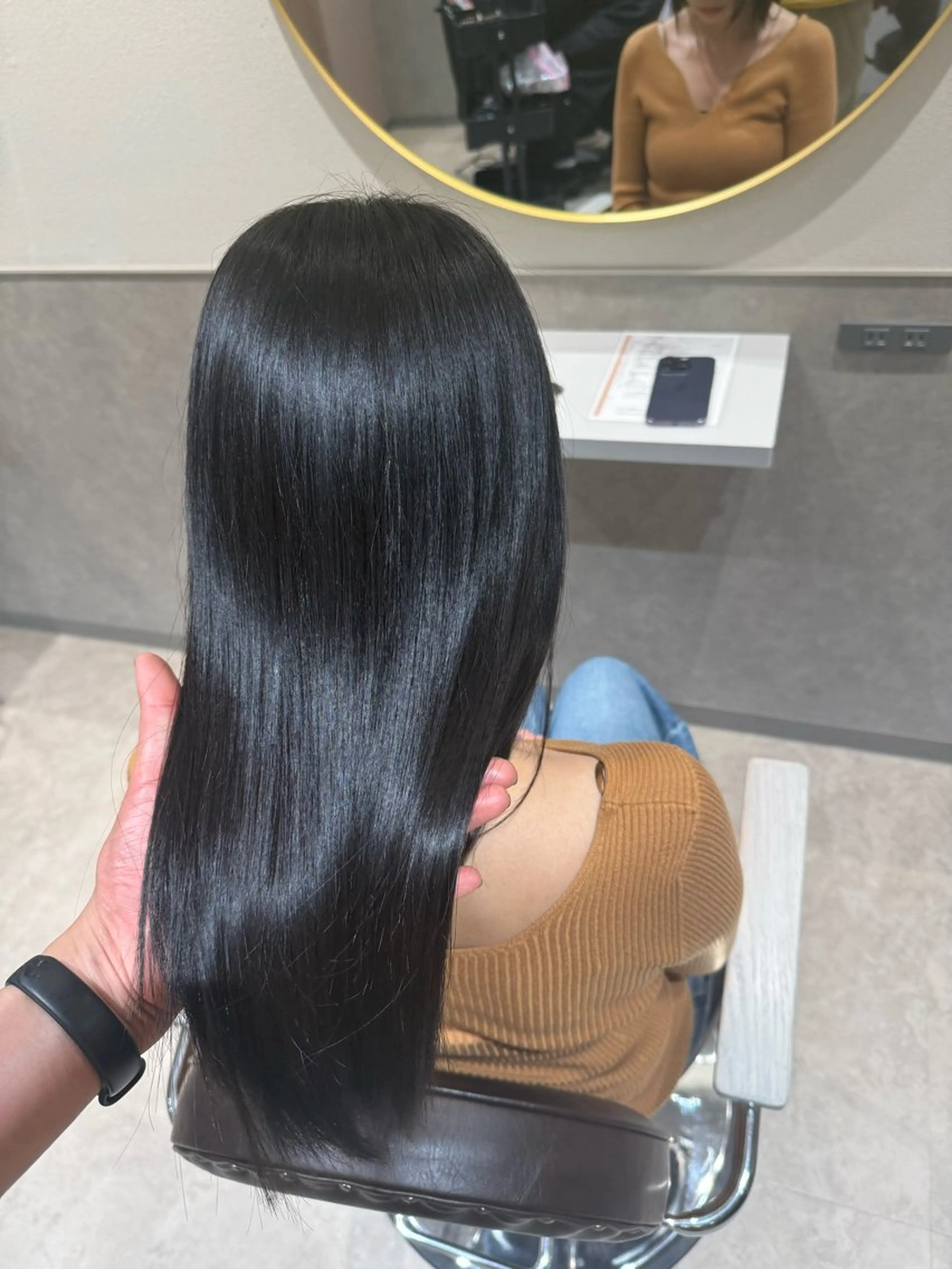 セミロング カラー カット ヘアカラー トリートメント eN° by youres hair 銀座店所属・髪質改善カラー/銀座 /縮毛矯正/森田のヘアスタイル