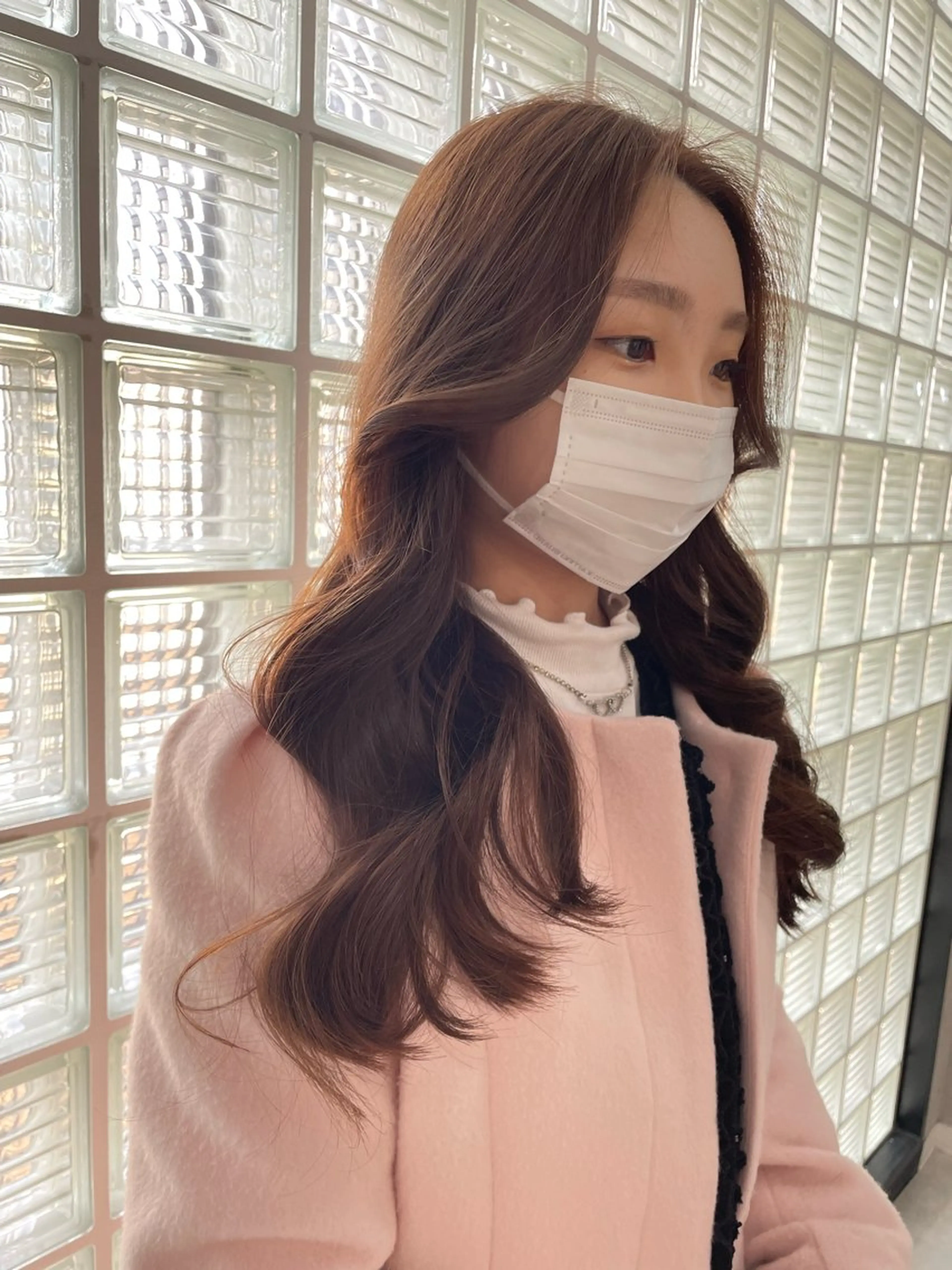 ロング 韓国風ヘア ヘアカラー トリートメント 梅田韓国ヘア kiara🩷彡のヘアスタイル