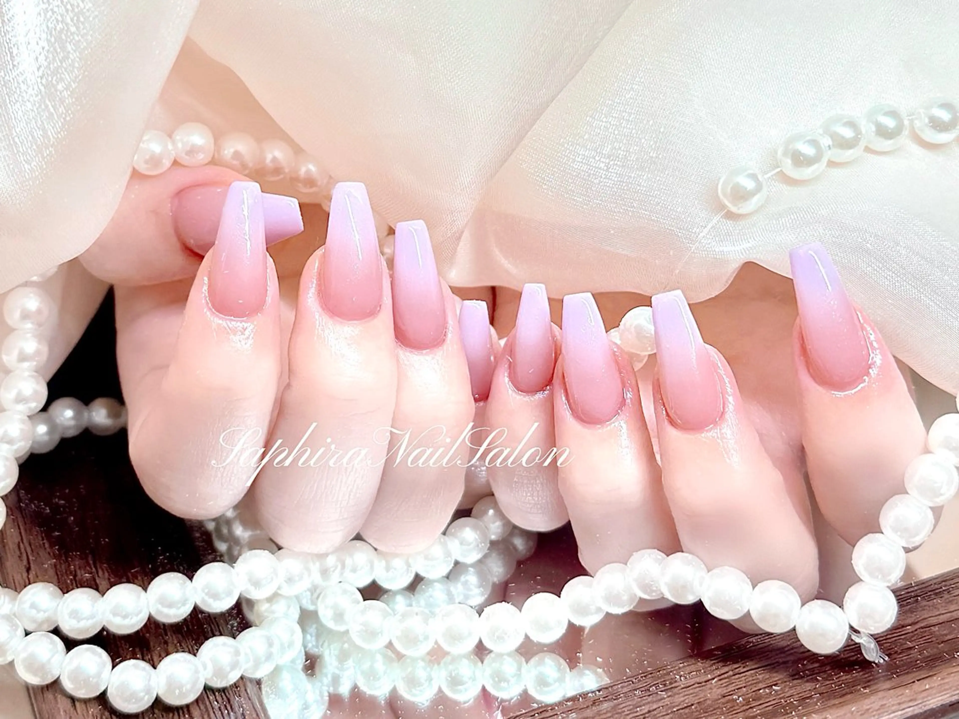 カラー ハンドネイル Saphiraネイル サロン錦糸町のネイルデザイン