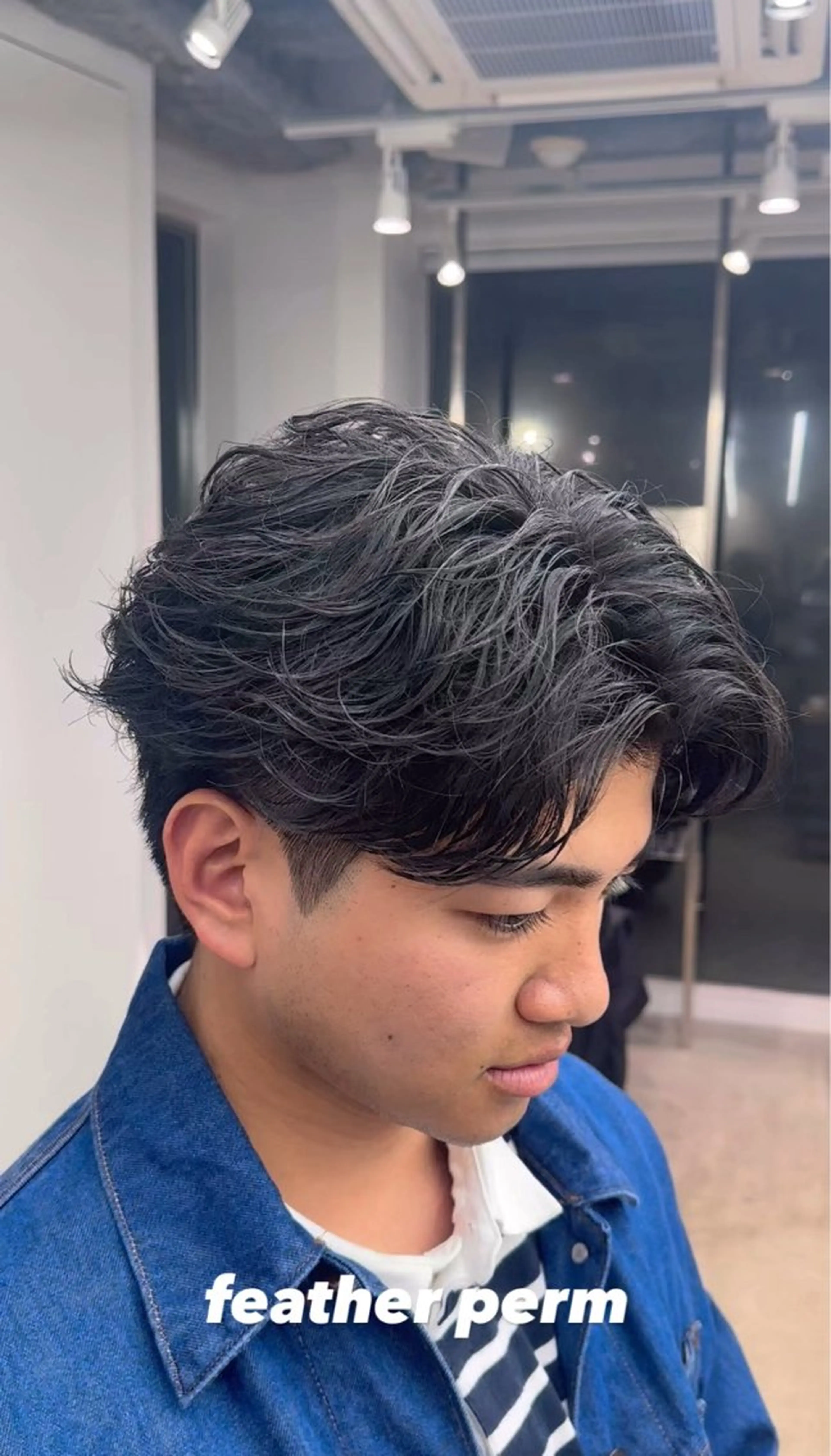 パーマ メンズ レディース／メンズ パーマ特化／内山遥斗のヘアスタイル