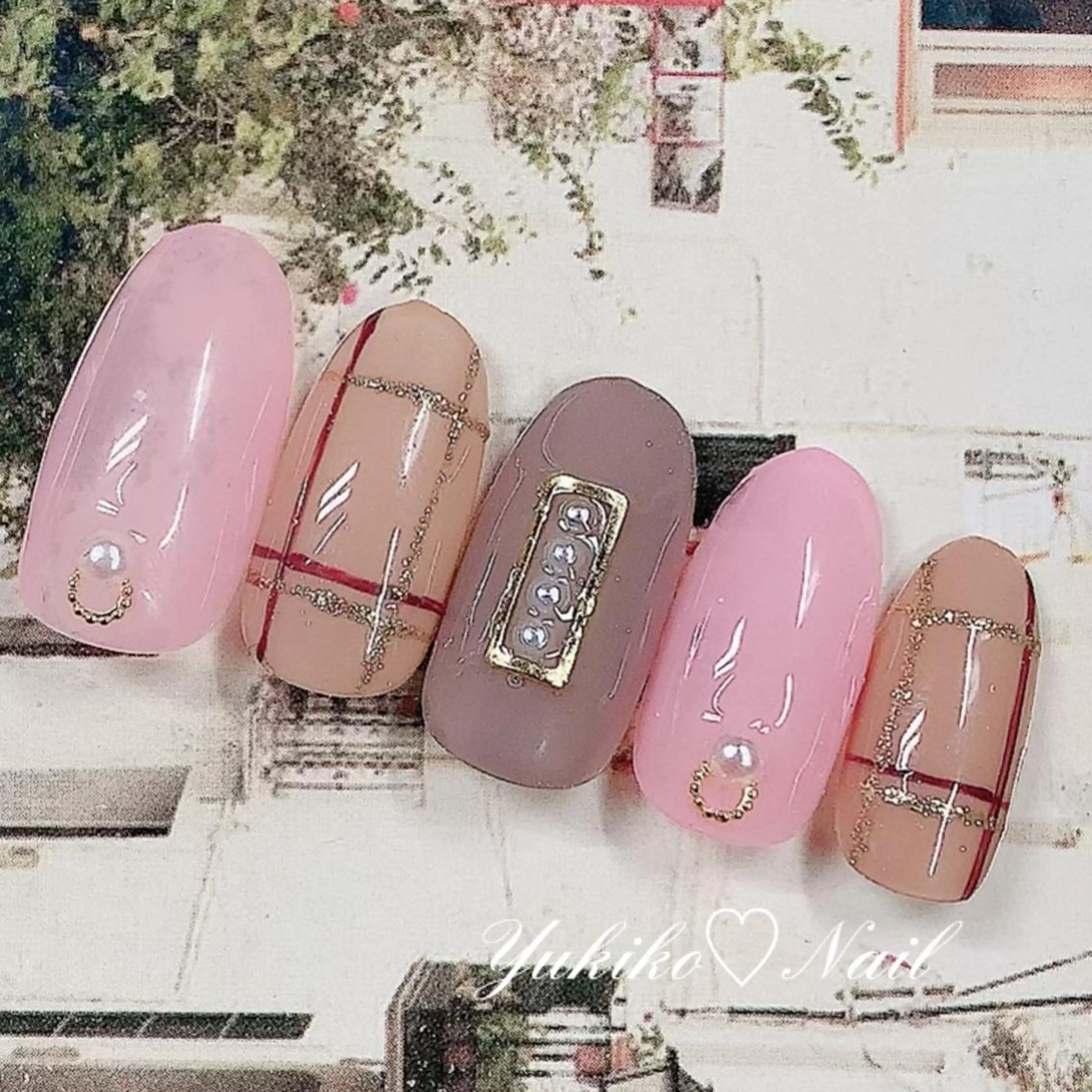 ネイル オフィスネイル ハンドネイル ユキコ ネイルのネイルデザイン