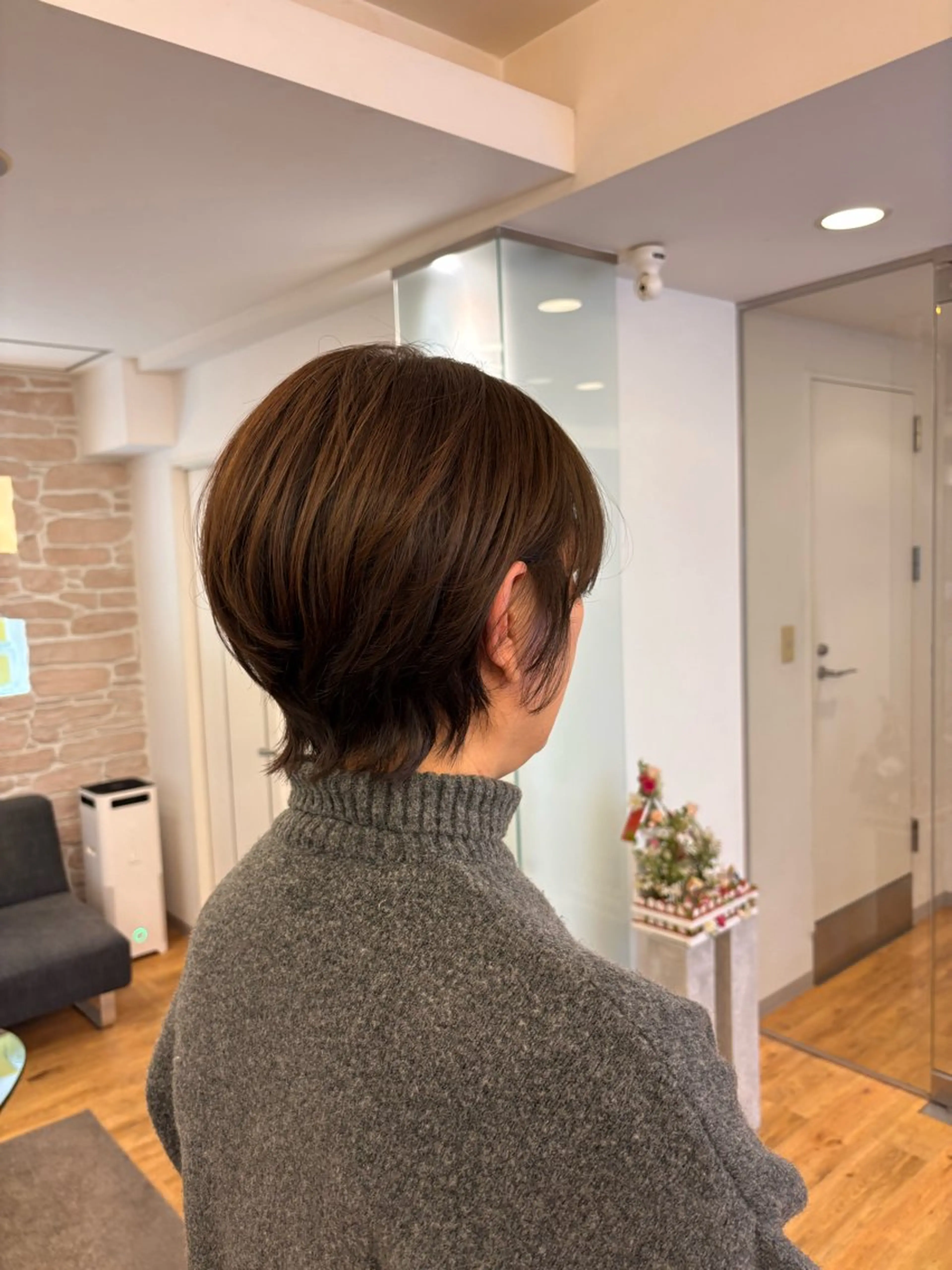 ミディアム ヘアアレンジ 顔周りカット ウルフカット カット ヘッドスパ un.le.pont ルカ  🎨のヘアスタイル