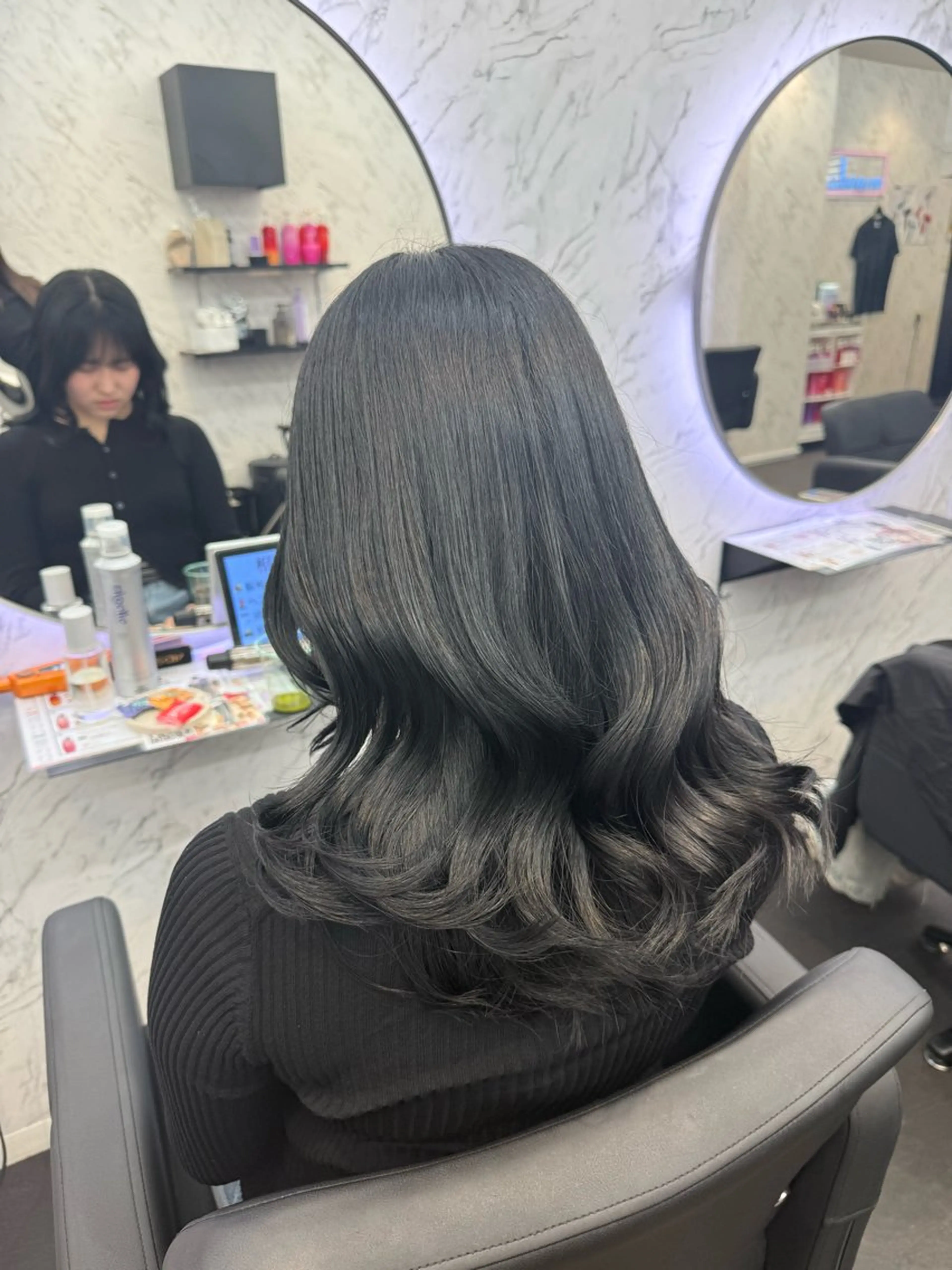 セミロング ヘアカラー トリートメント ✨カット¥1100円 横浜/Yudai✨のヘアスタイル