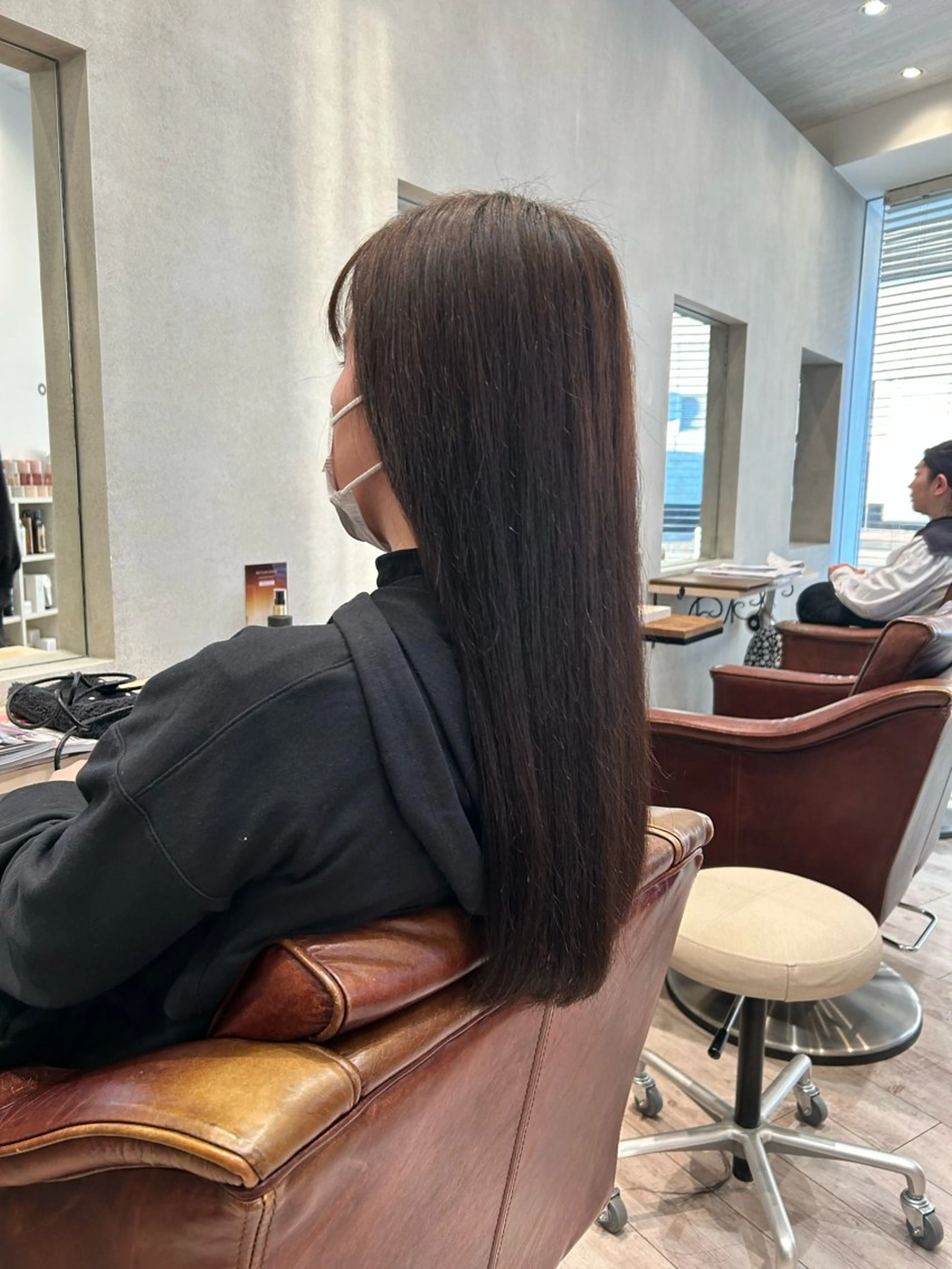 ロング カット 縮毛矯正 溝口 右京のヘアスタイル