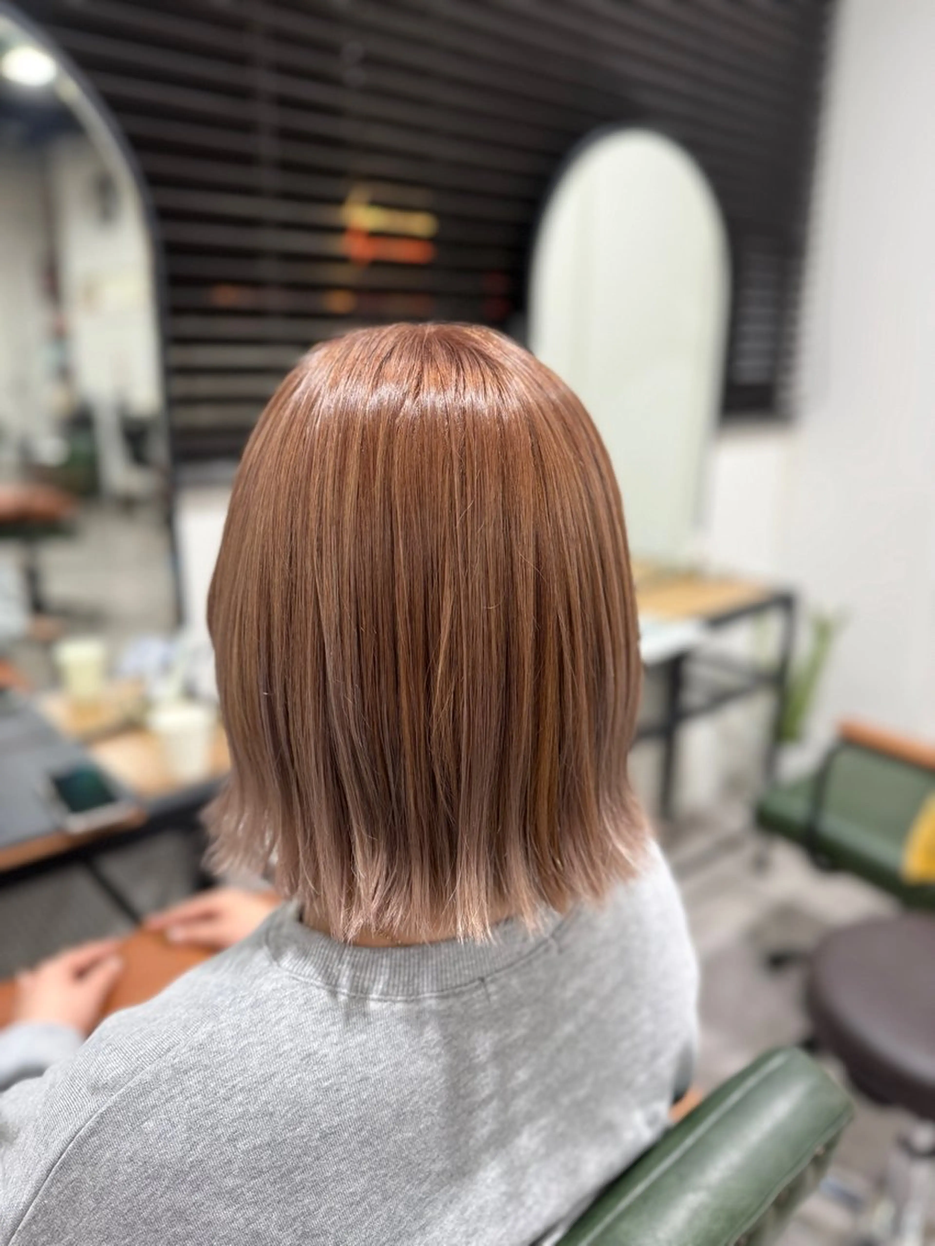 ショート カット ヘアカラー オリーブ🫒レイヤー /平尾/りの‎🤍のヘアスタイル