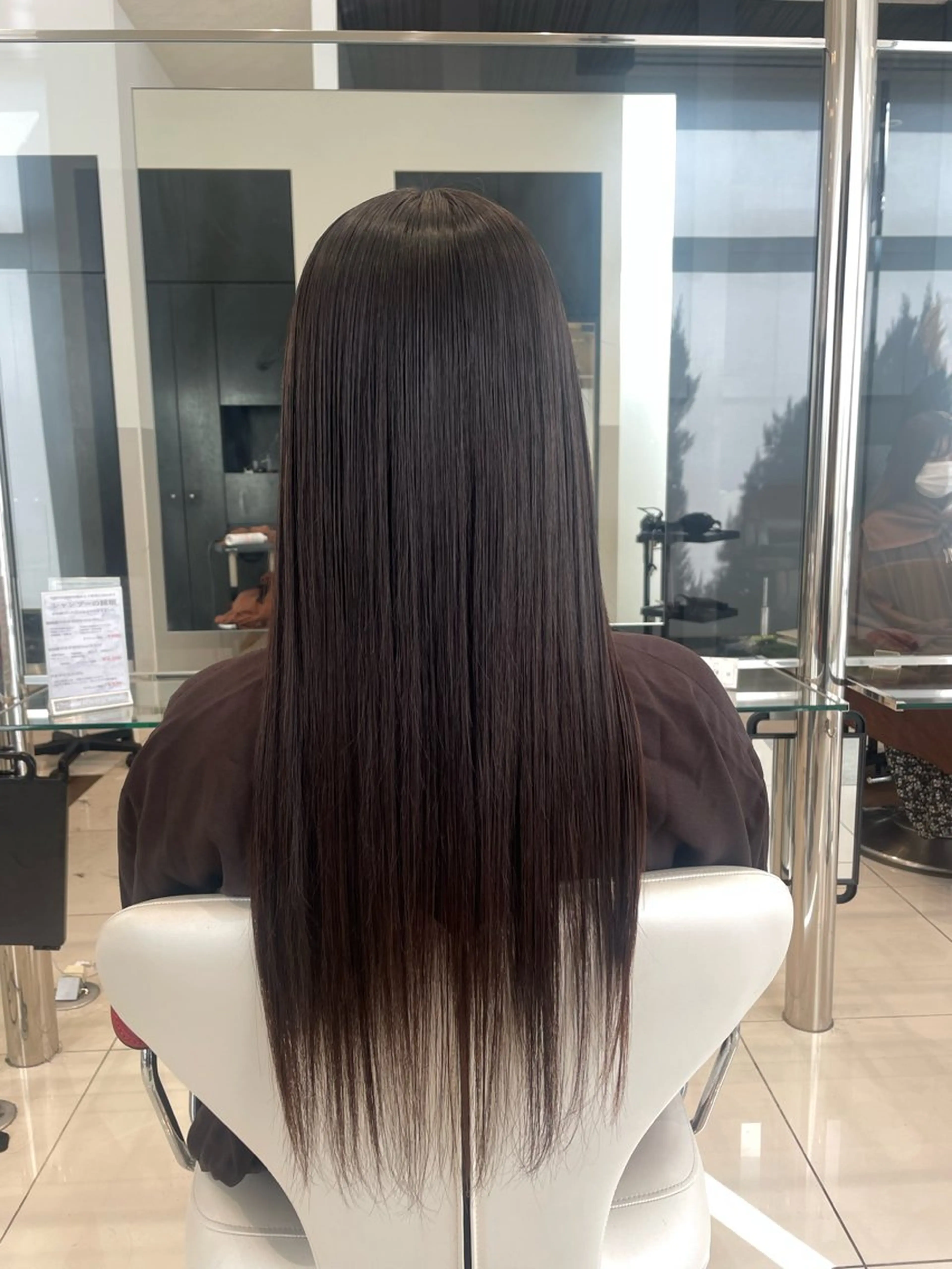 ロング カット 縮毛矯正 トリートメント Saya／ 縮毛矯正・髪質改善のヘアスタイル