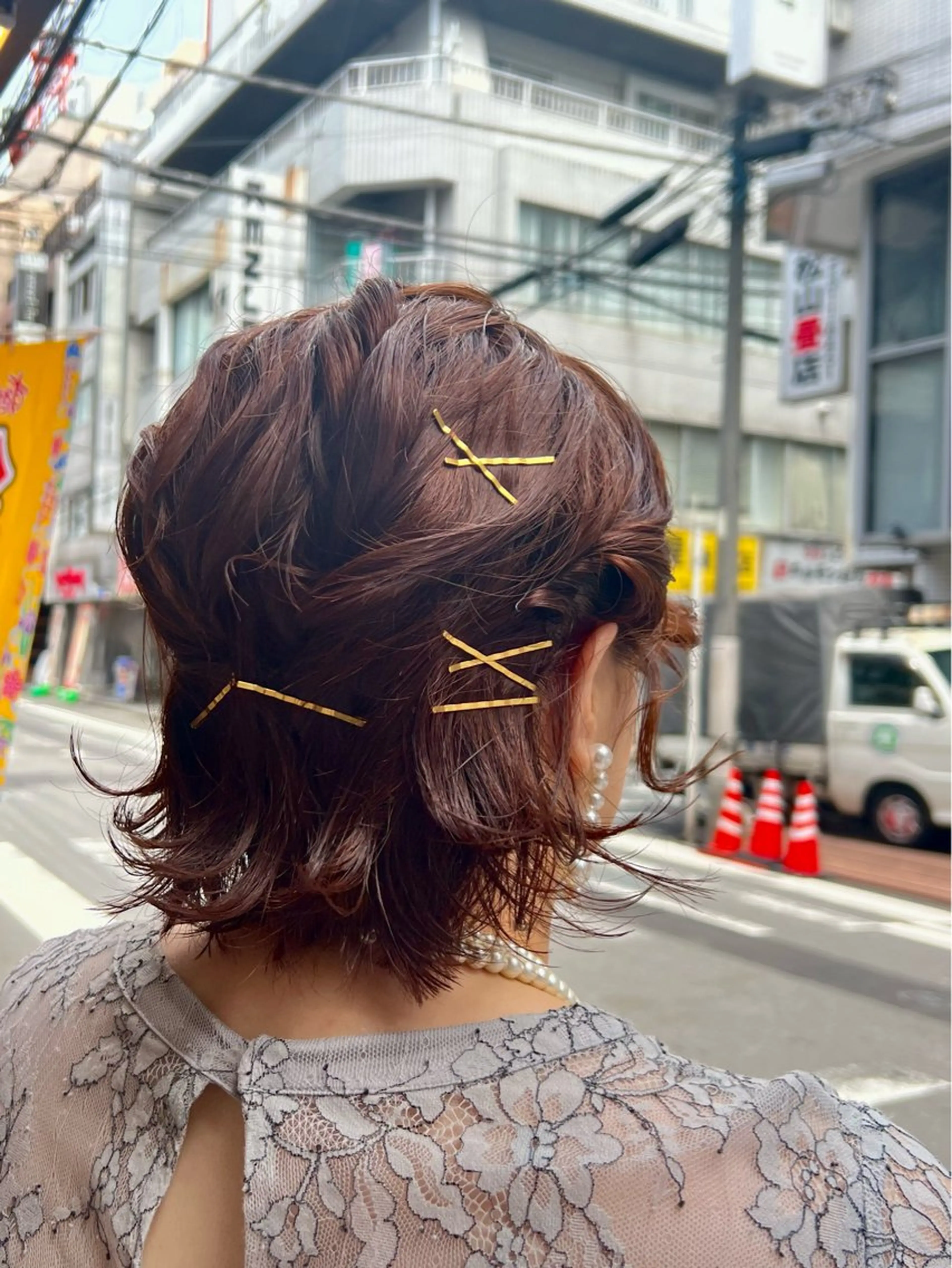 ショート ヘアアレンジ 🍒 Rino 🍒 カットモデル募集中のヘアスタイル