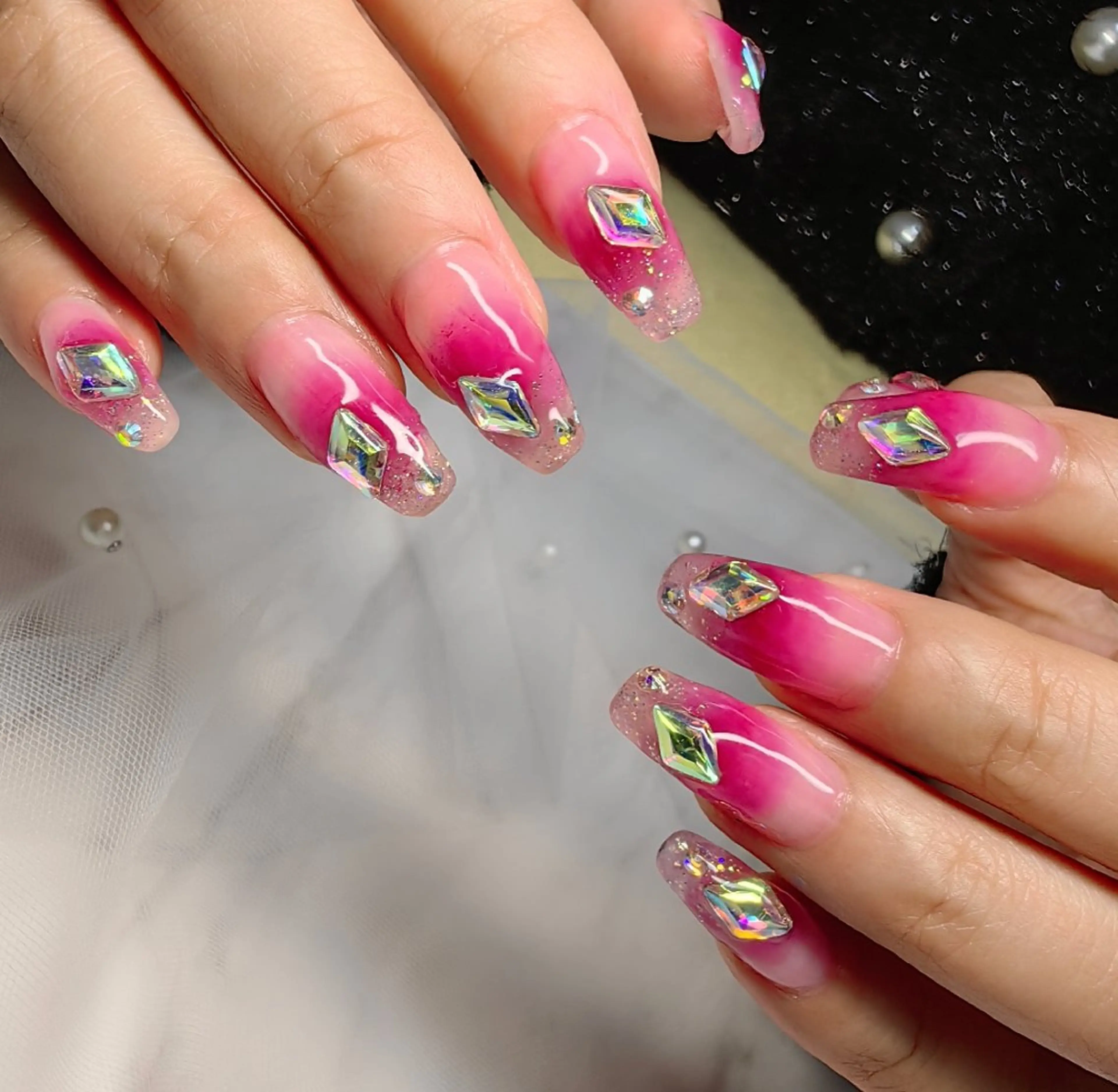 ネイル チークネイル ハンドネイル reve あやののネイルデザイン