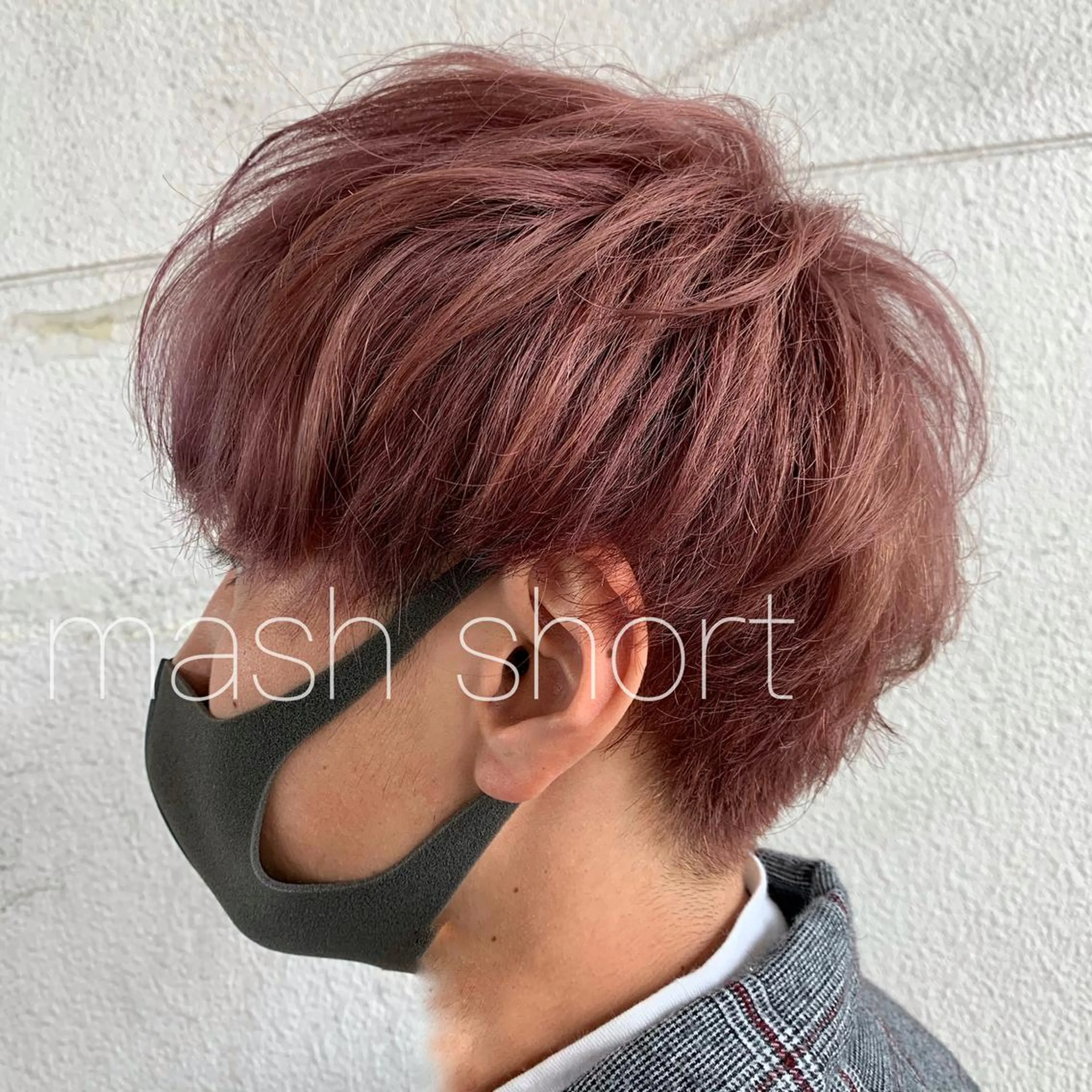 ショート メンズ 透明感カラー 金村真子のヘアスタイル