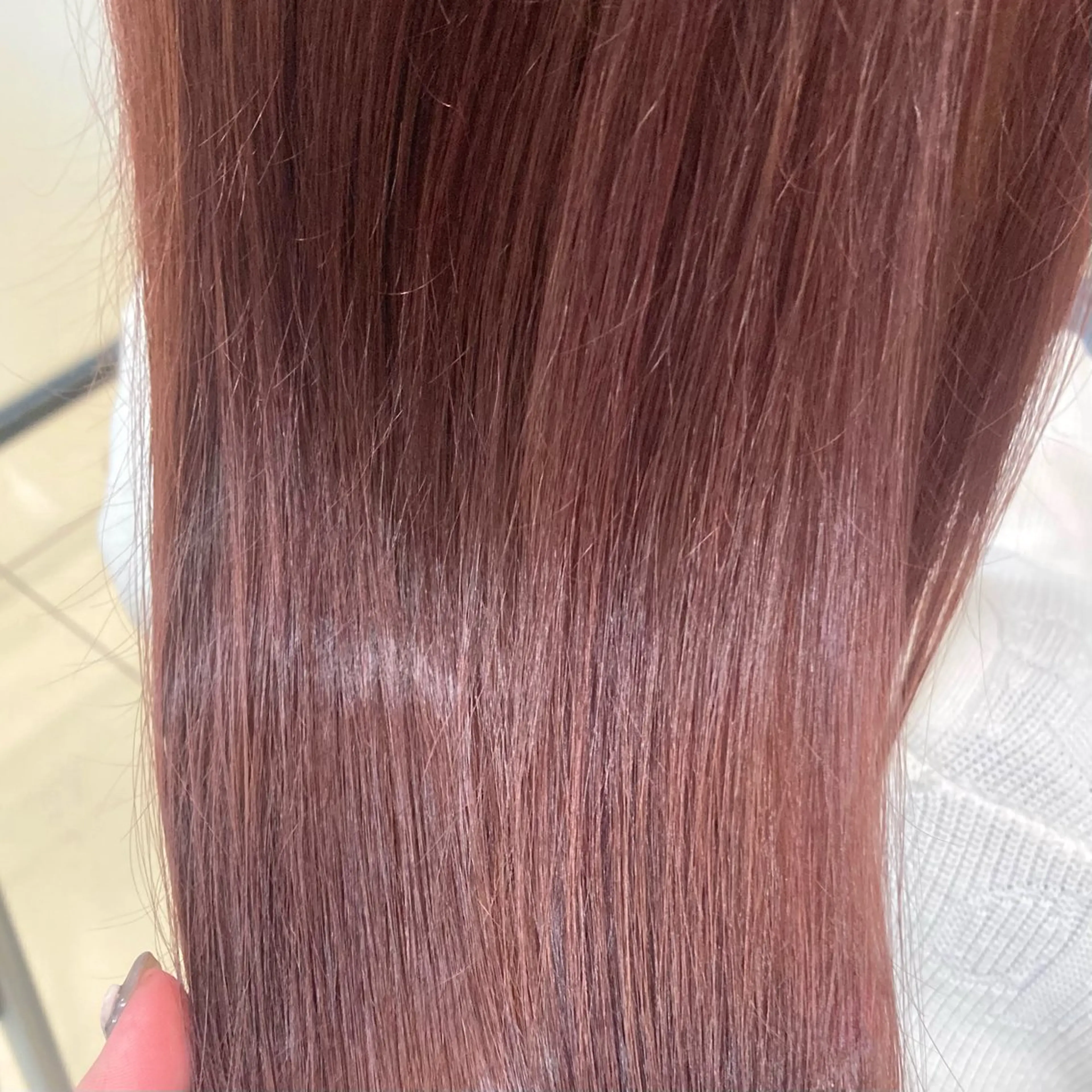 ロング カラー ブリーチ ブリーチなしカラー ピンクカラー Lita浜線店 太田 瑠花のヘアスタイル