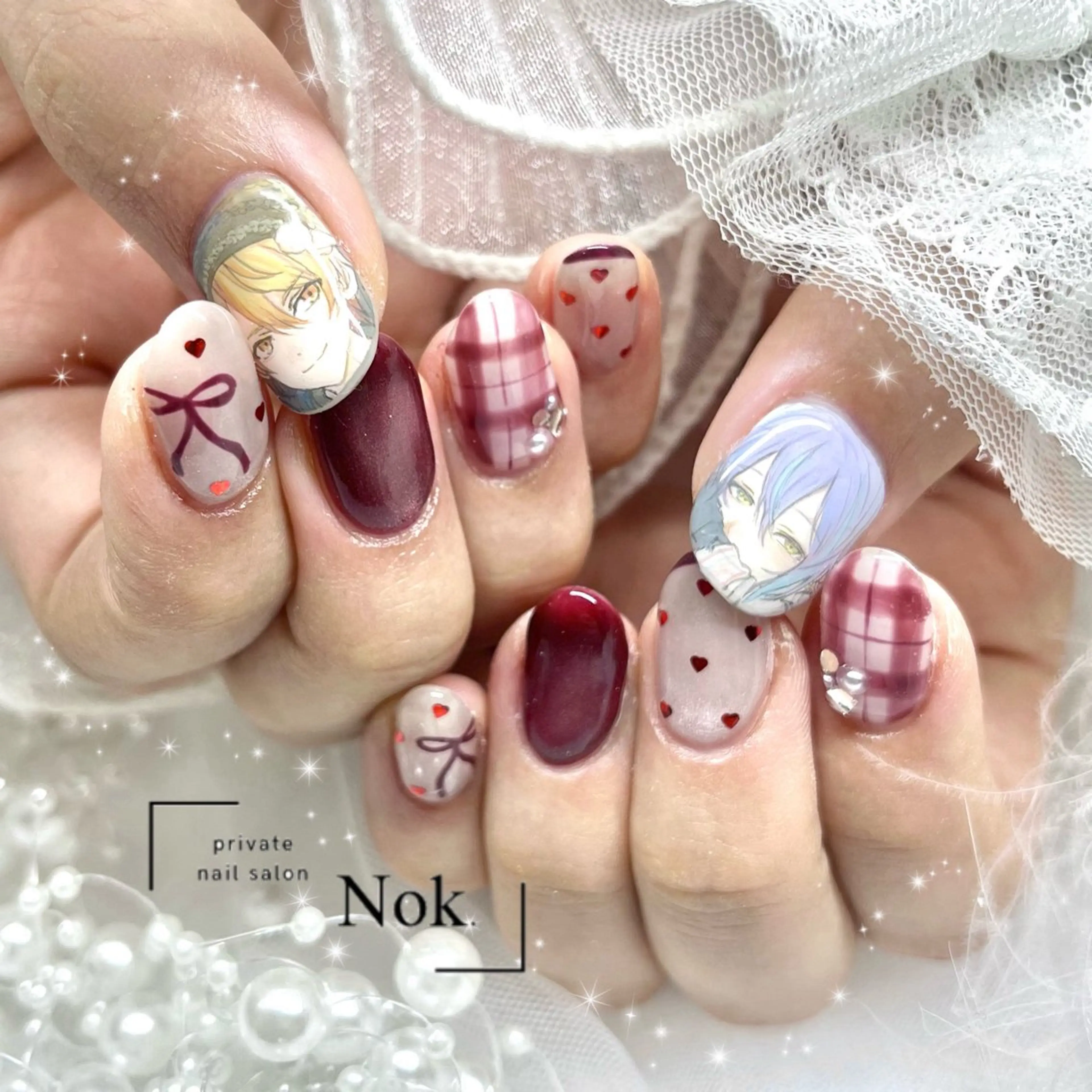 ネイル ハンドネイル 池袋痛ネイル Nok. 渡辺のネイルデザイン