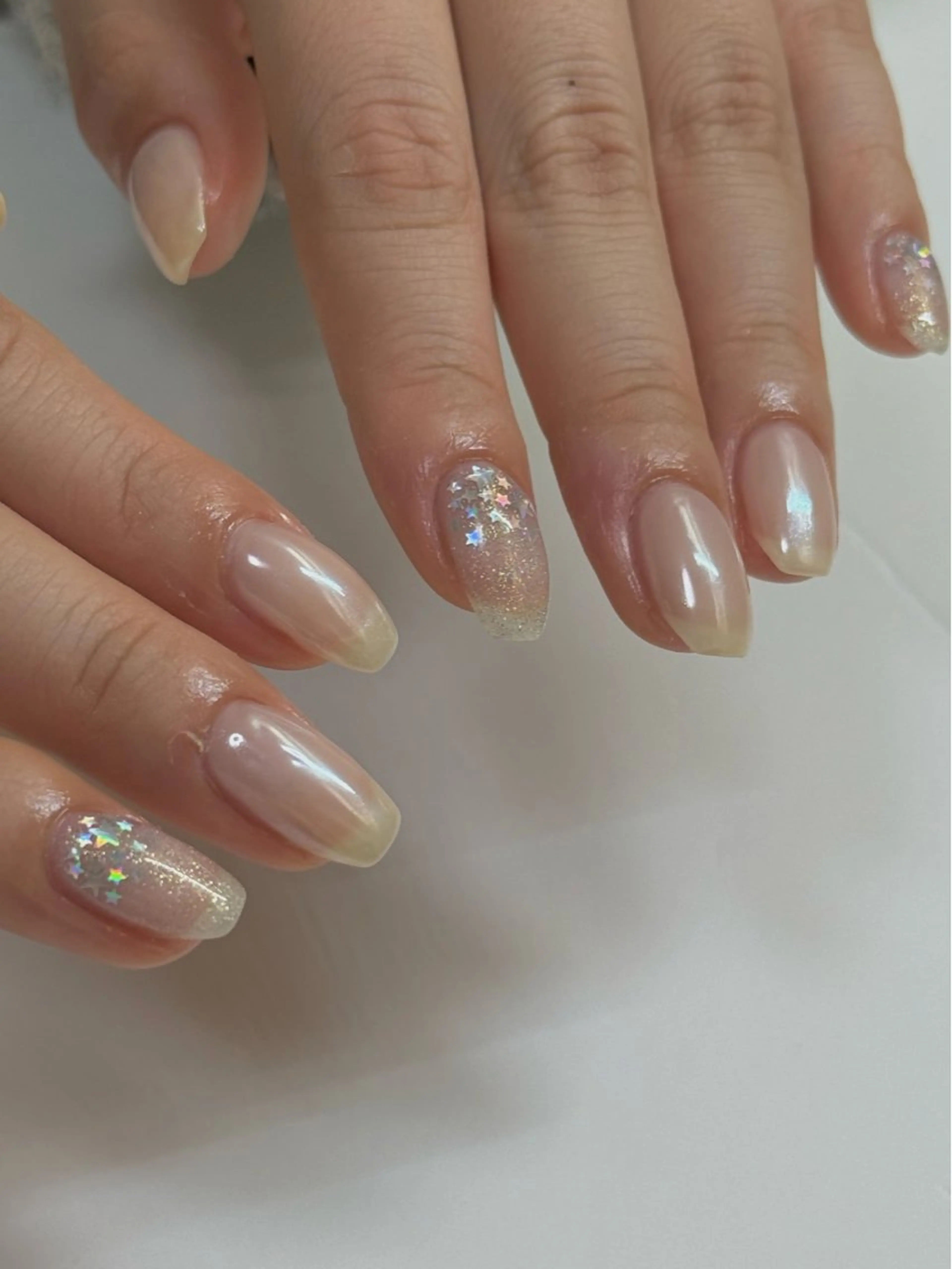 ネイル オーロラネイル .clair 【クレル】のネイルデザイン