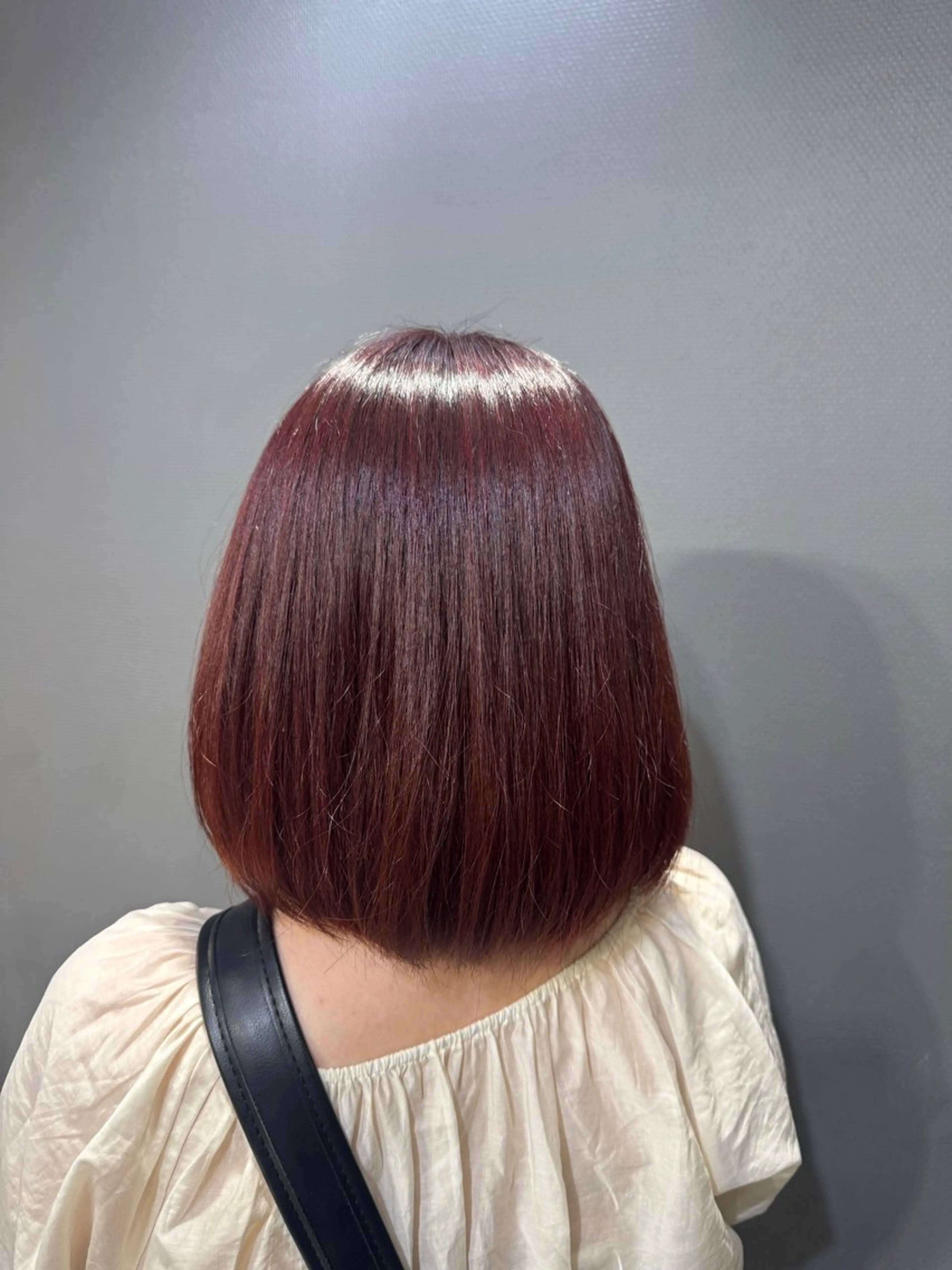 ミディアム カラー ヘアカラー いとう まなのヘアスタイル