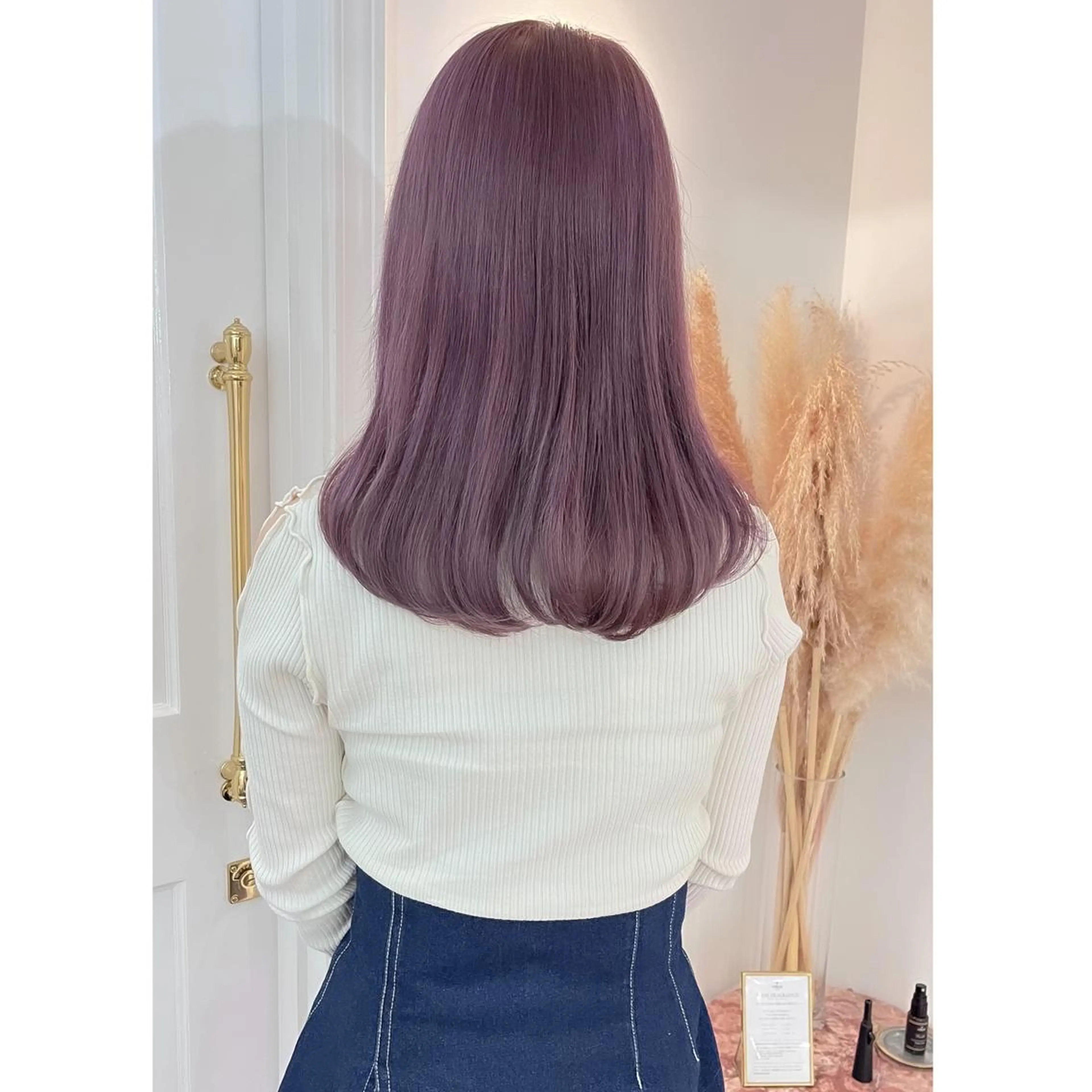 セミロング カラー ブリーチ LOTTA CUCCI所属・miyu /トレンド カラー×艶髪のヘアスタイル