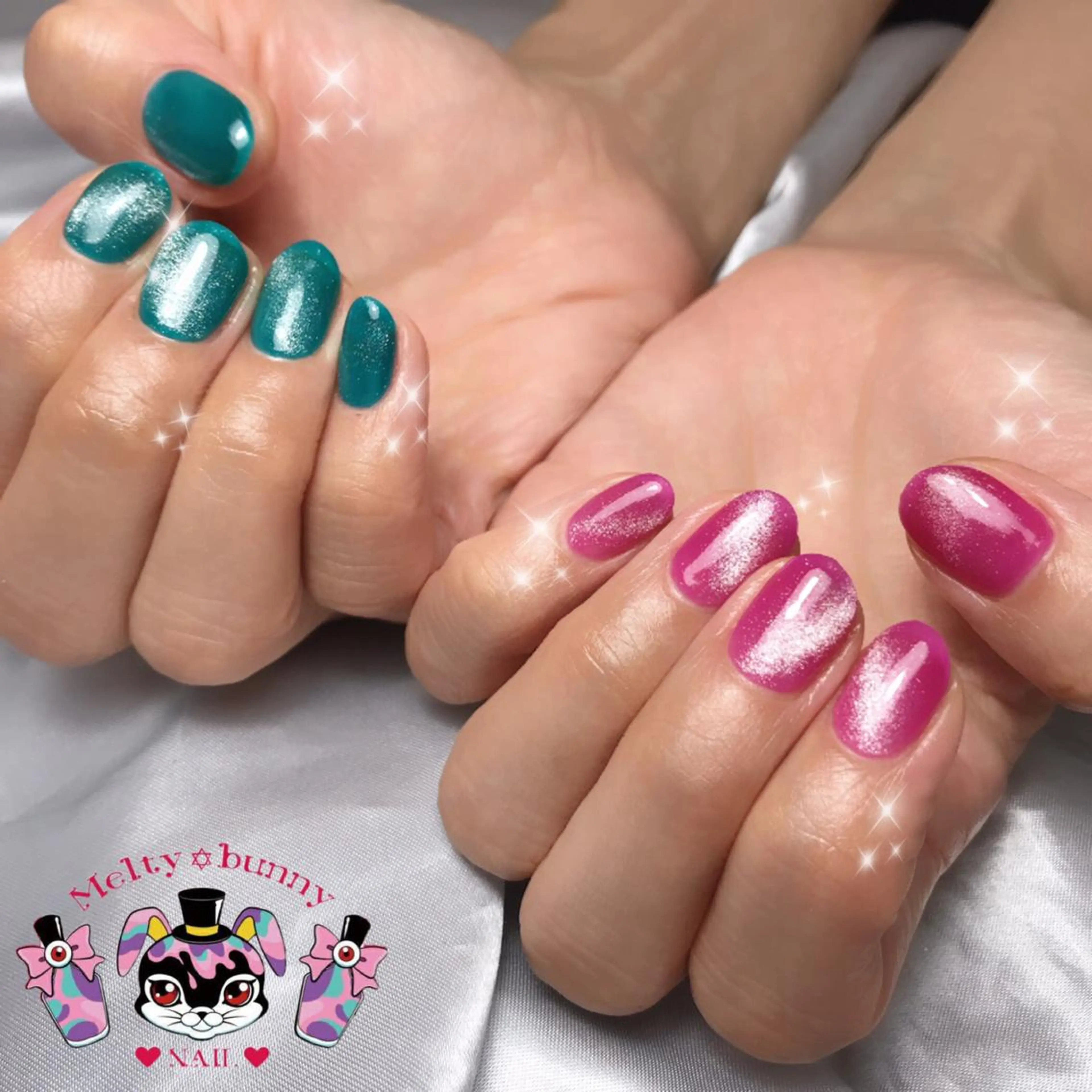 ネイル マグネットネイル 深爪を断らない スカルプ高評価店のネイルデザイン