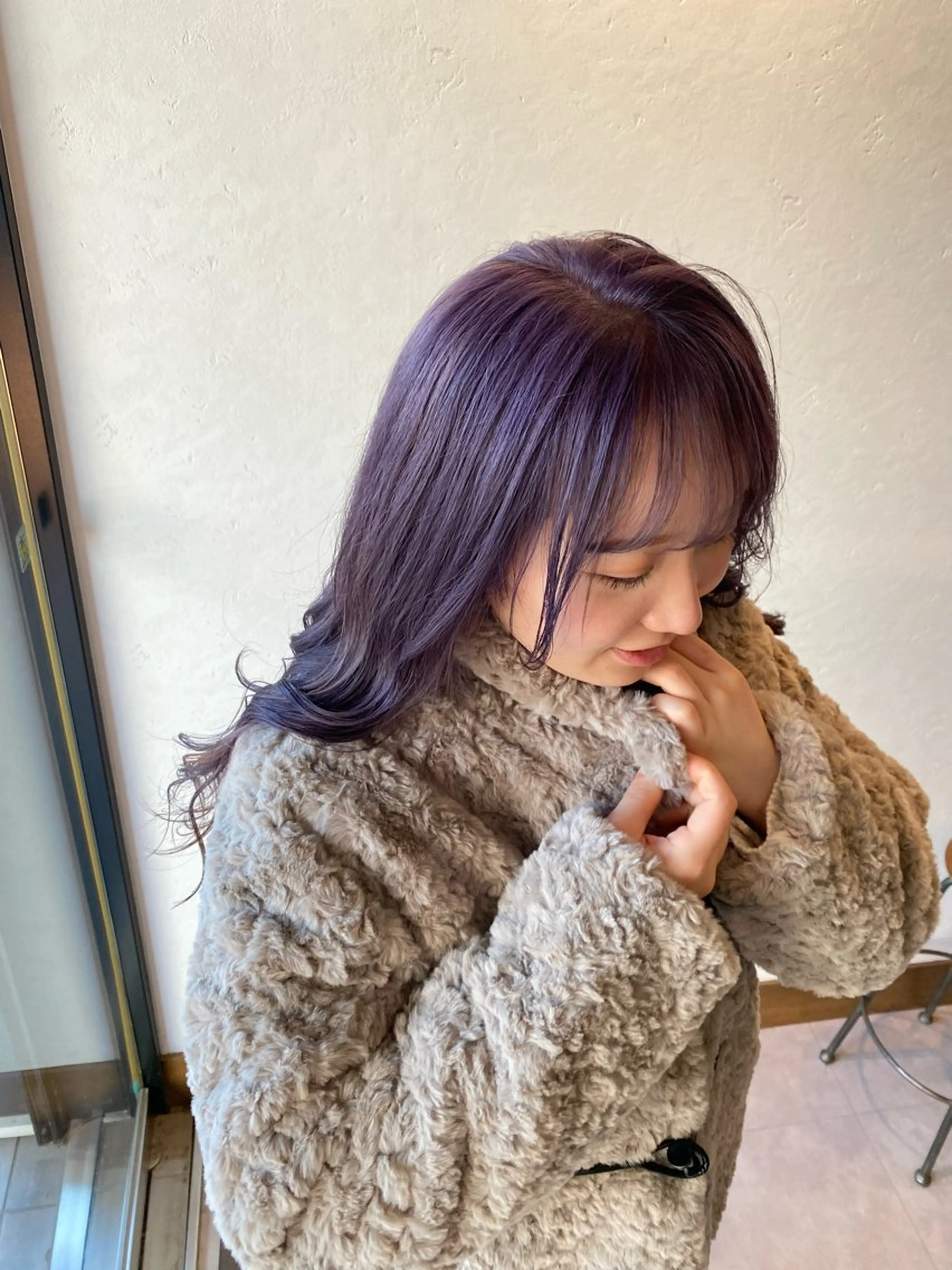 セミロング カット ヘアカラー 希優🌺ソムリエ /ブリーチ/カットのヘアスタイル