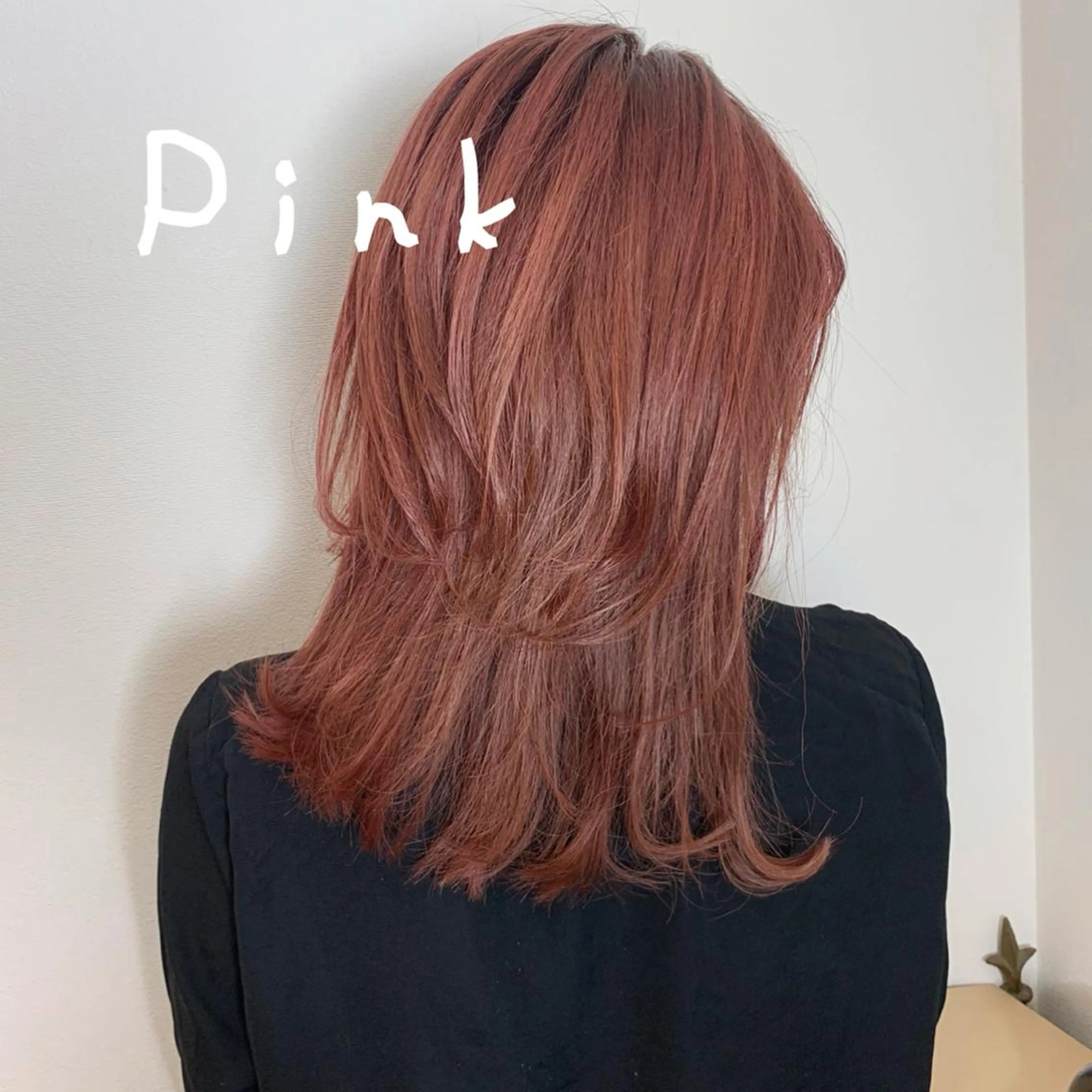 ミディアム カラー ヘアカラー ボブウルフ／ボブ Satsuki【名駅のヘアスタイル