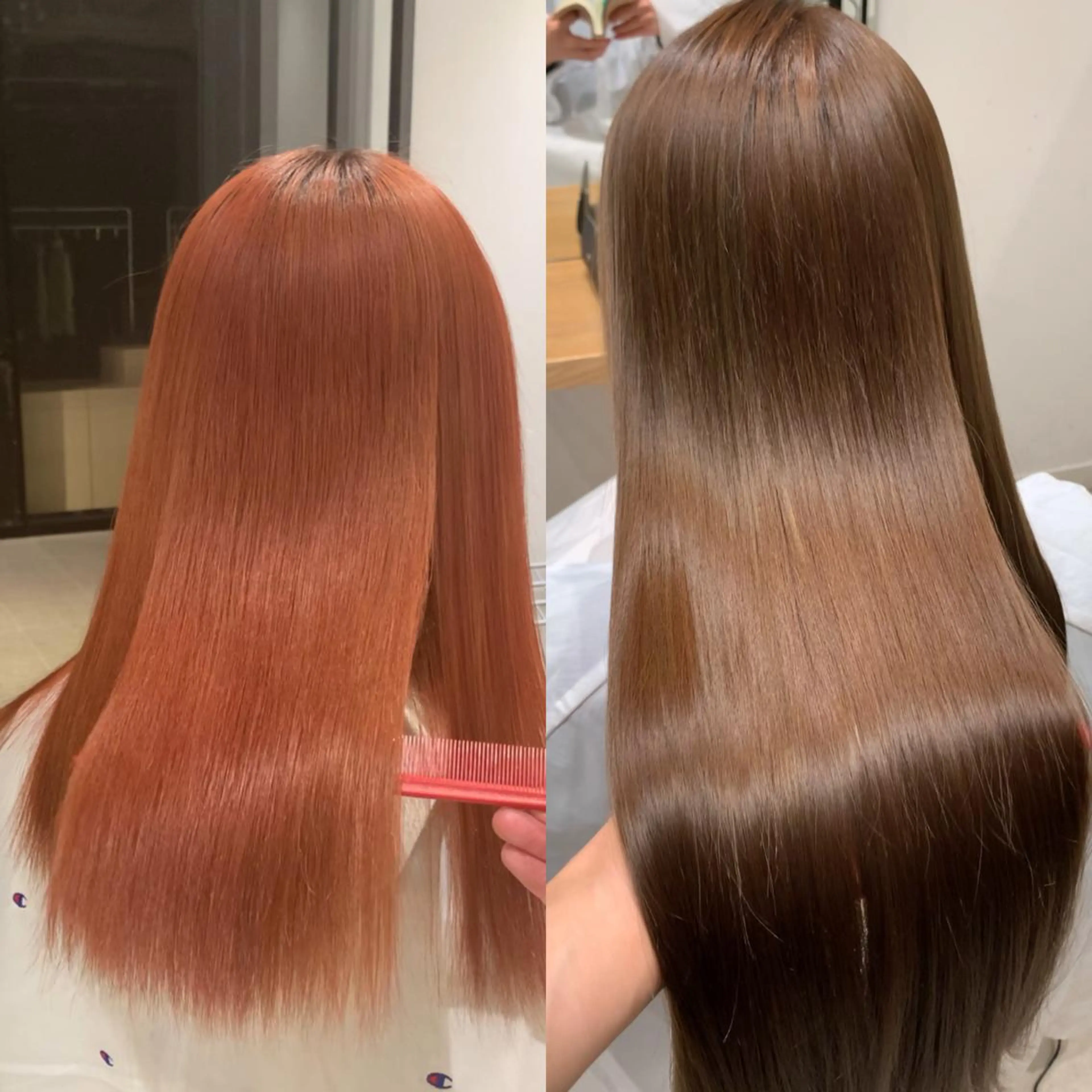 ロング カラー ブリーチ 透明感カラー れい🫧 ハイトーン特化のヘアスタイル