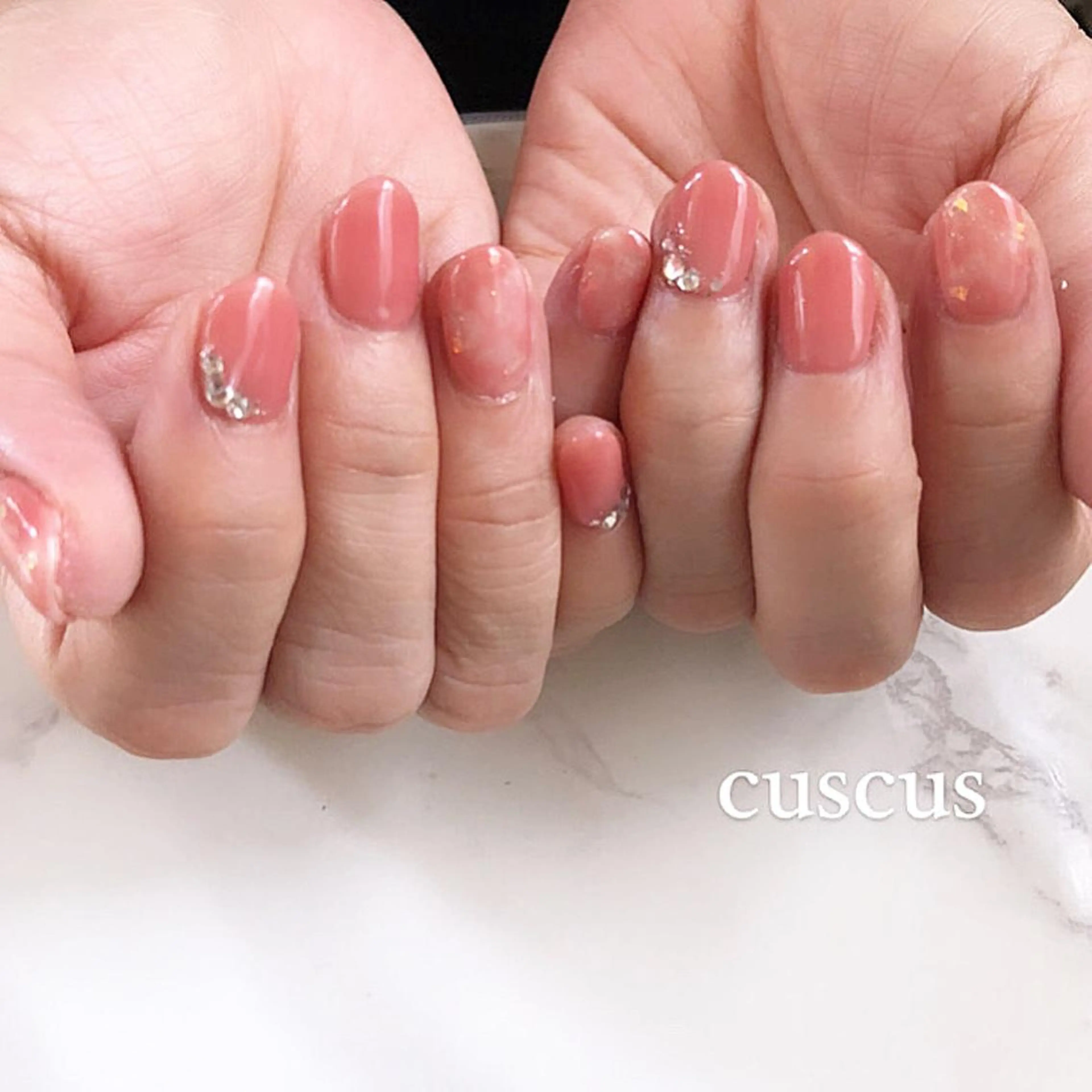 ネイル ハンドネイル ＣＵＳＣＵＳ …ｔ.akiのネイルデザイン