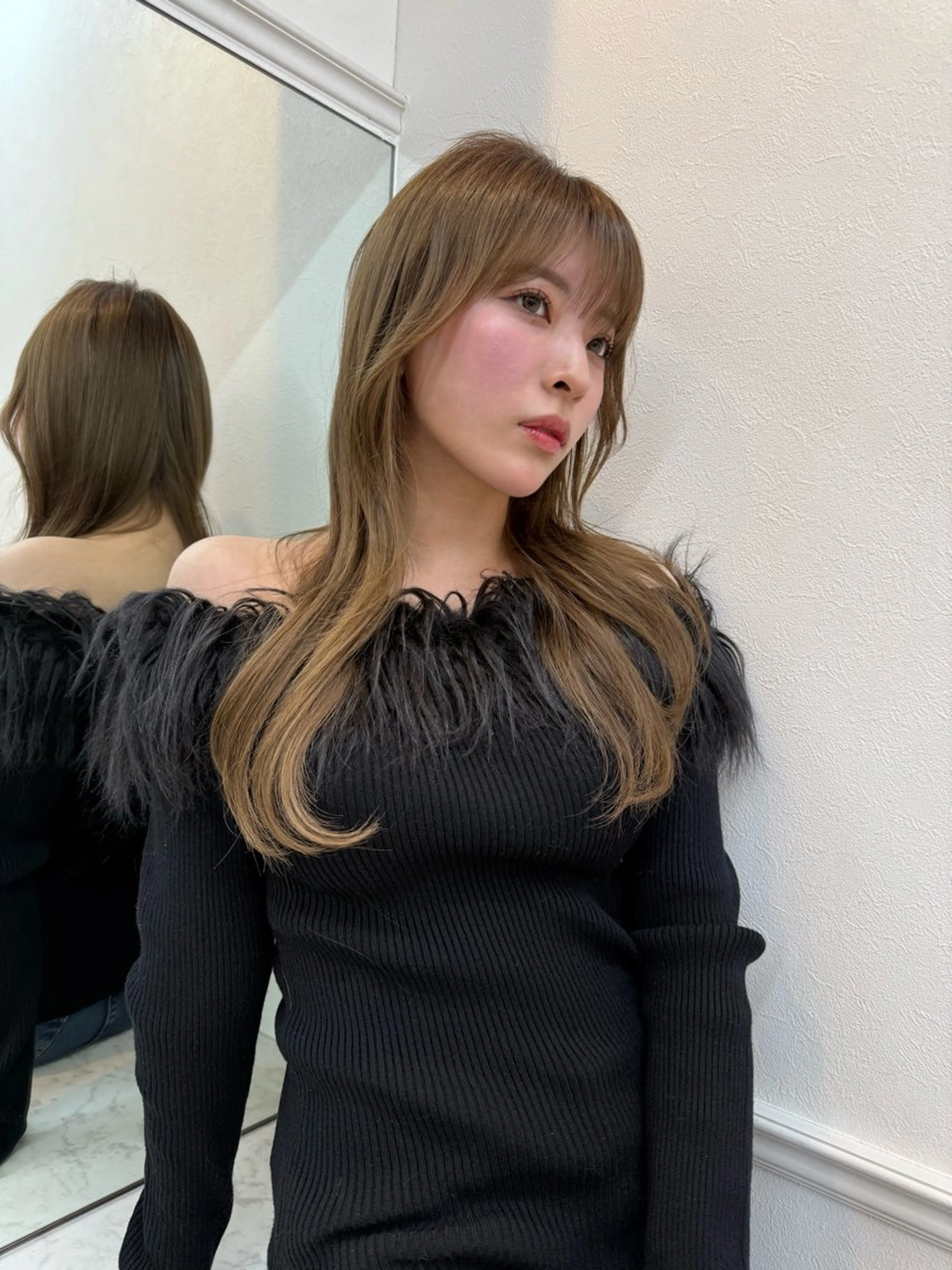 ロング カラー きむらさくら/透明感 /レイヤーカットのヘアスタイル