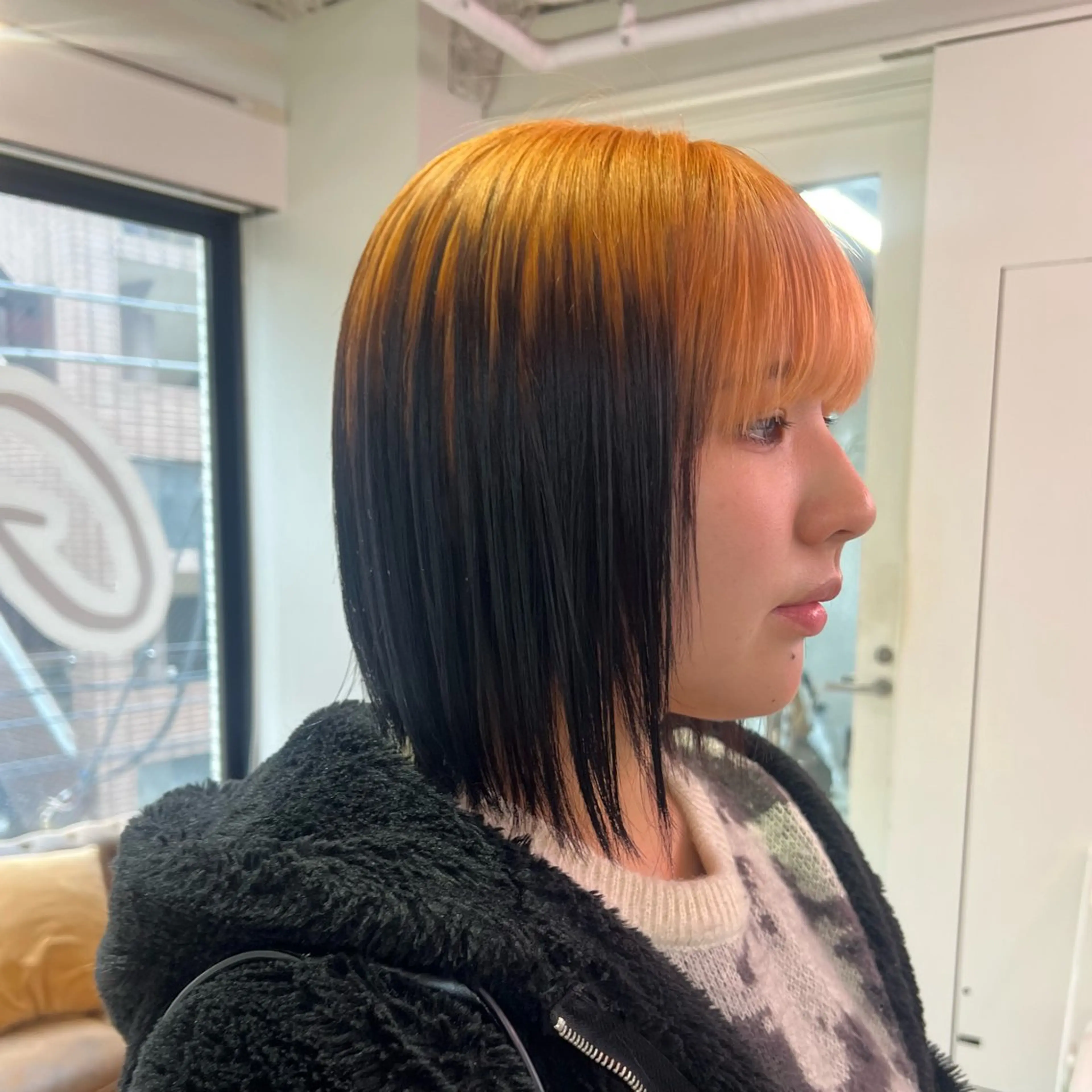 ショート カラー ヘアアレンジ メンズ 🧨ブリーチー×ボブ レイヤー💎じゅえるのヘアスタイル