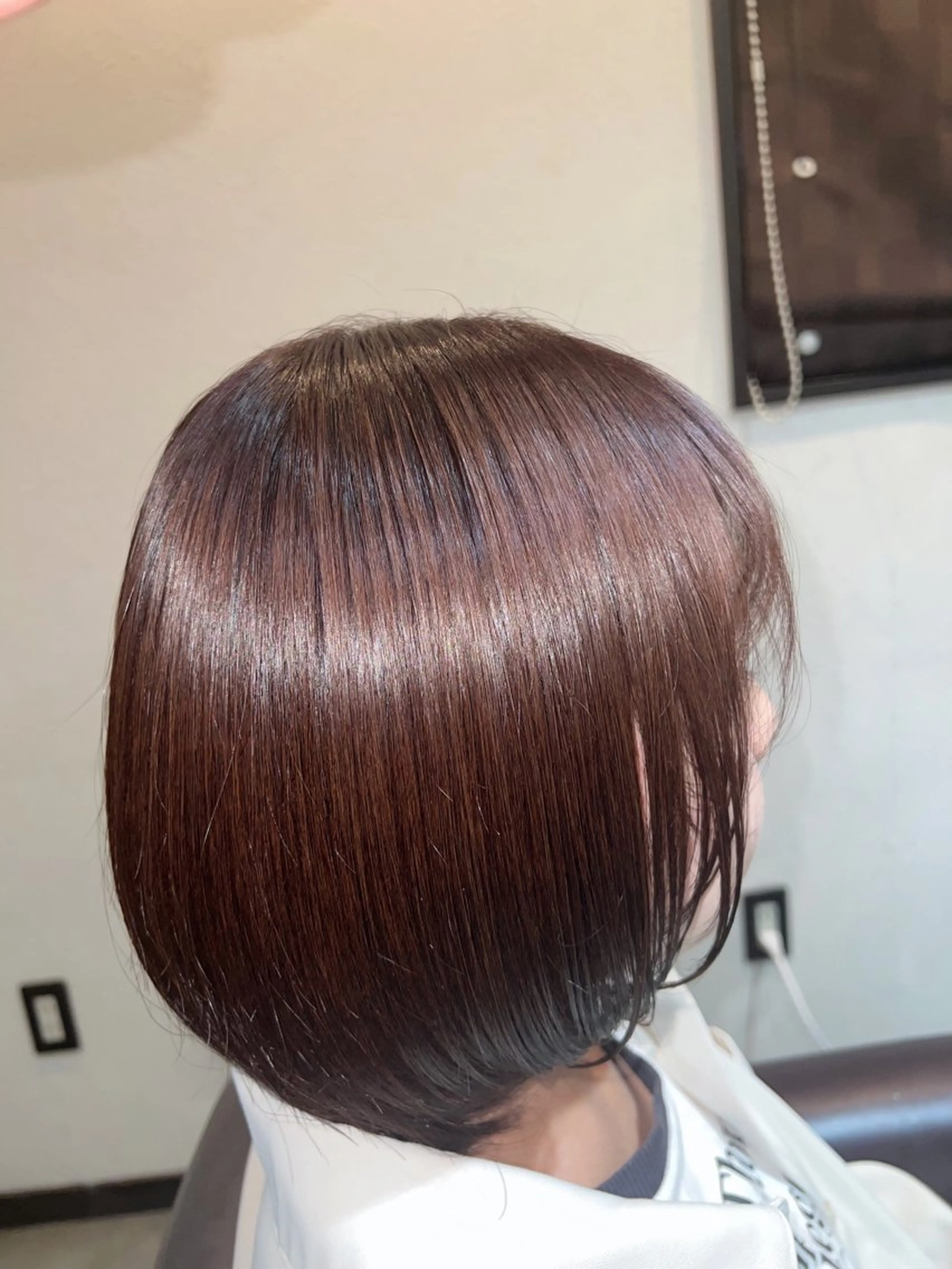 ミディアム カラー ブラウンカラー 透明感カラー グラデーションカラー パープルカラー パープルブラウン 💖似合わせ💖 / 小川叶華のヘアスタイル