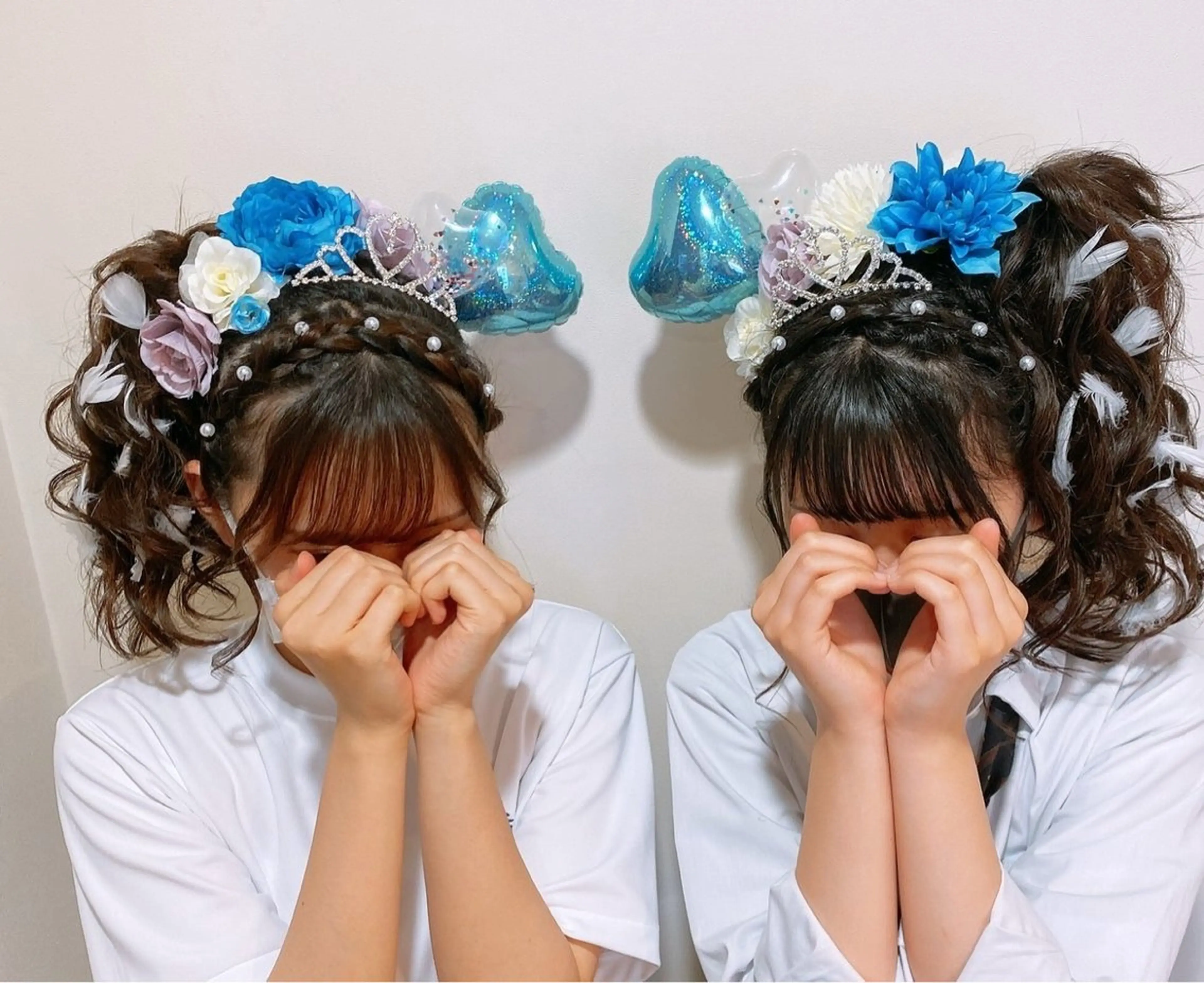 ヘアアレンジ ヘアセット ♛︎ きっか ♛︎ ヘアアレンジ🩵のヘアスタイル