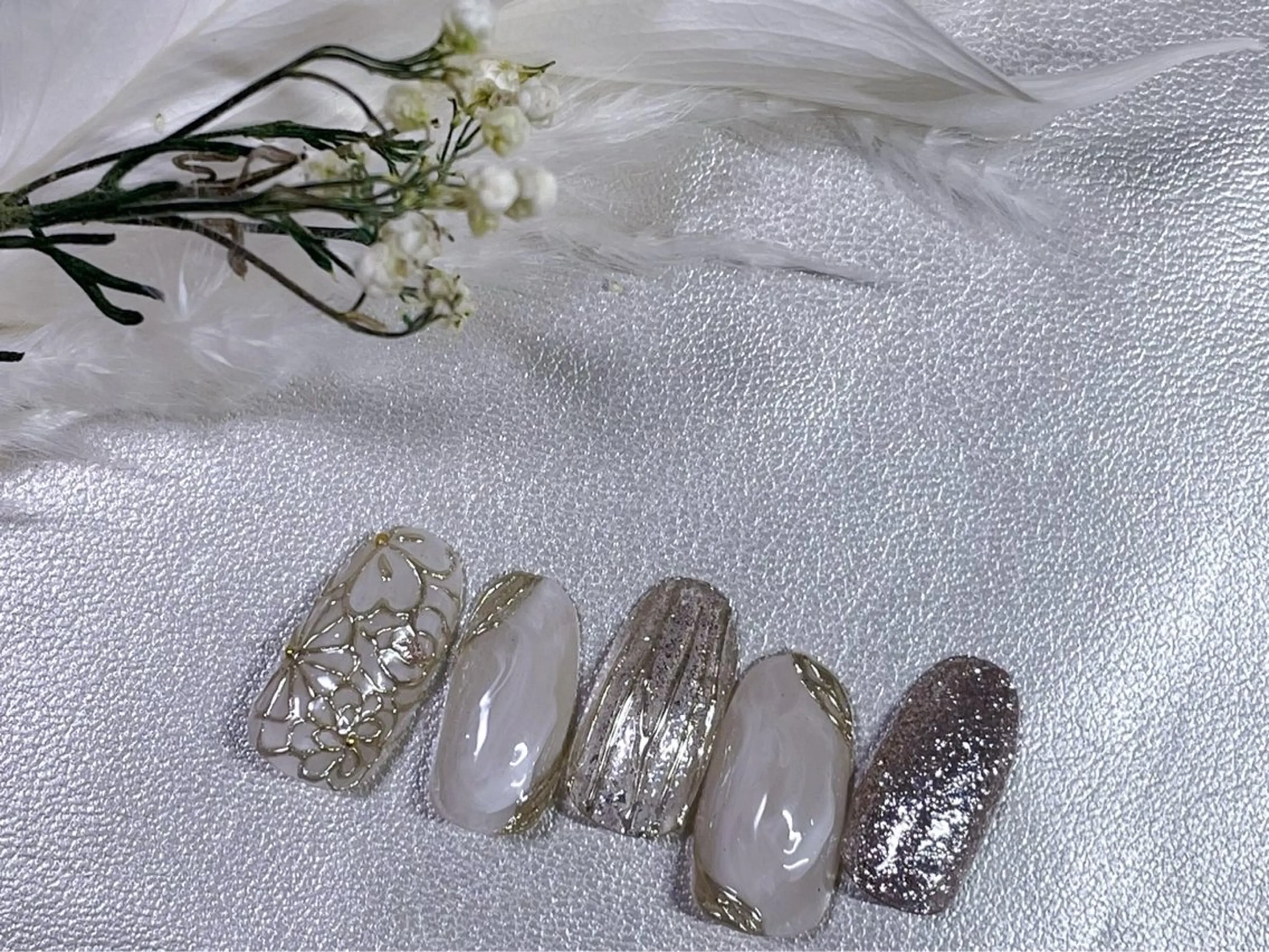 ネイル 成人式 ジェルネイル 韓国ネイル メンズネイル 持ち込み kiki nail たまプラーザのネイルデザイン