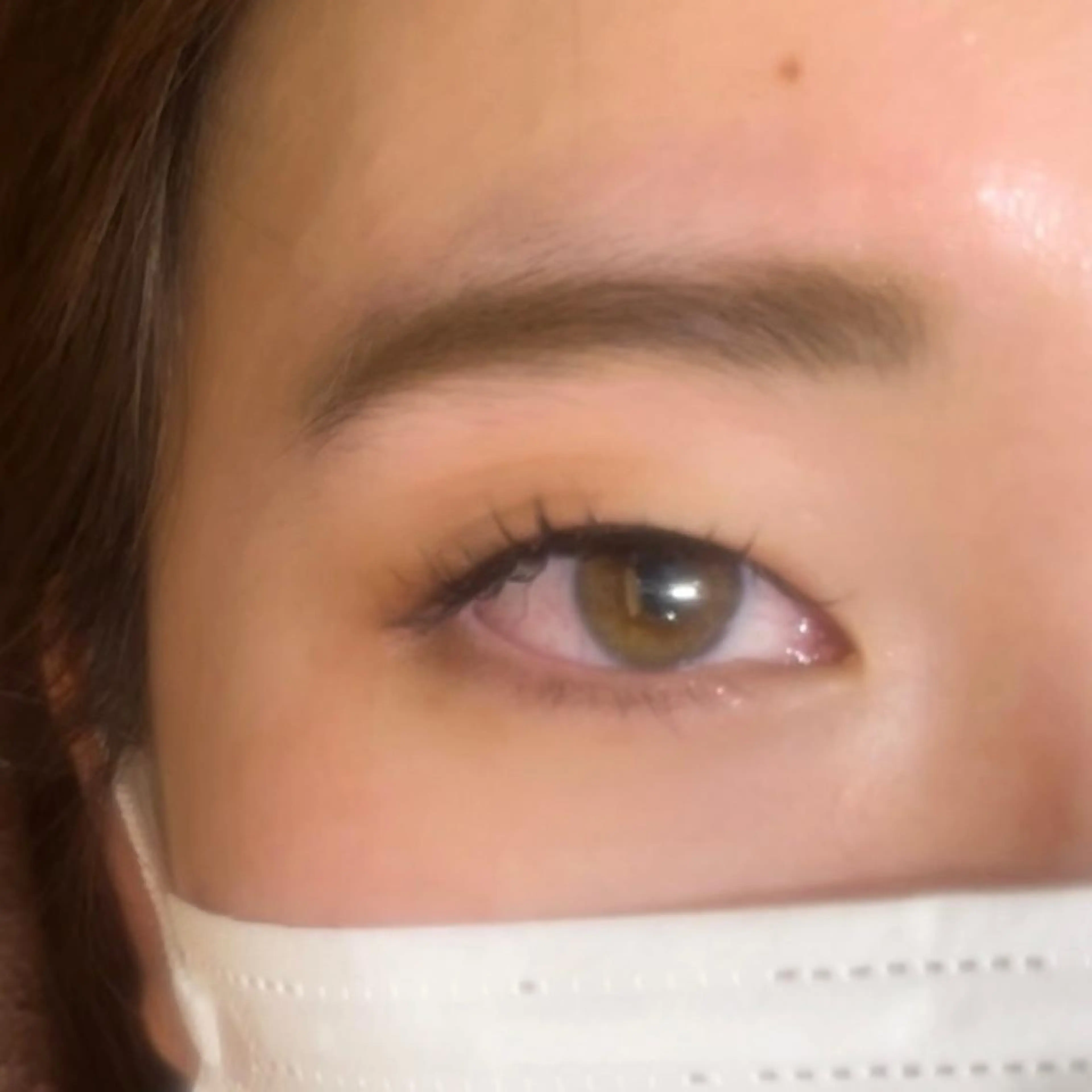 マツエク・マツパ 目尻長め マツエク 似合わせカット暖色 カラーhiyonaのヘアスタイル