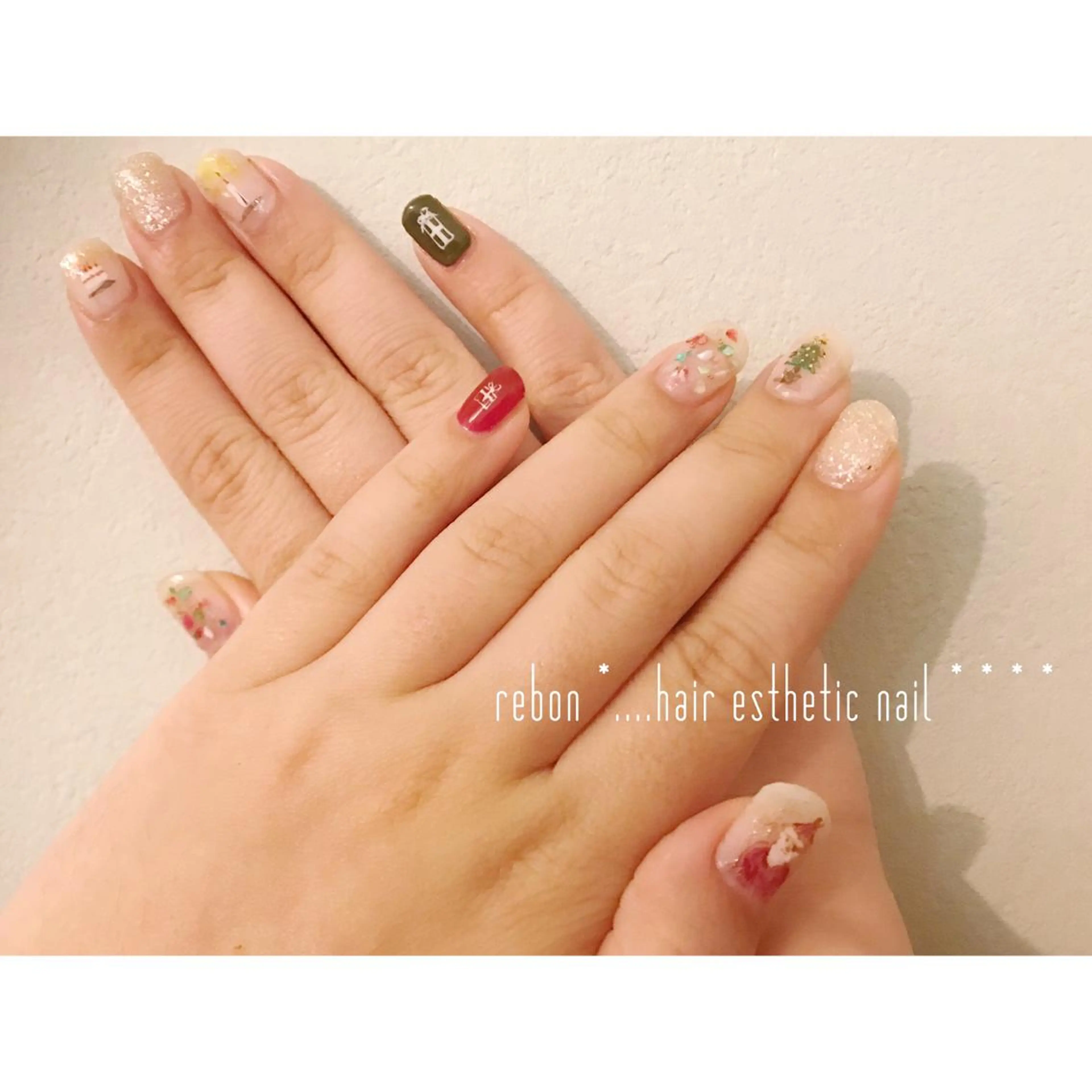 ネイル ハンドネイル フットネイル rebon＊ natsukiのネイルデザイン